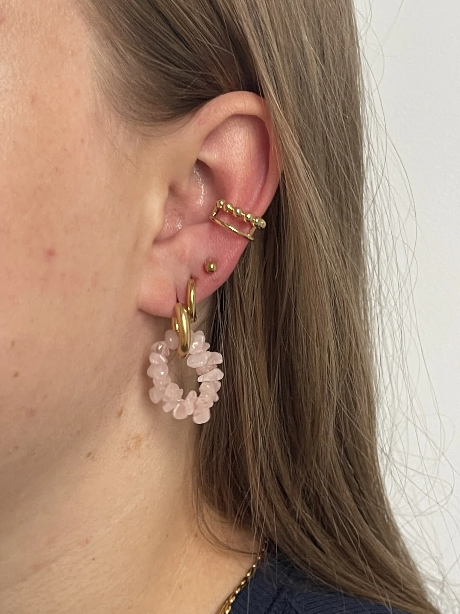 Nomi - Earrings - Natural stone - Stainless Steel - Image 5