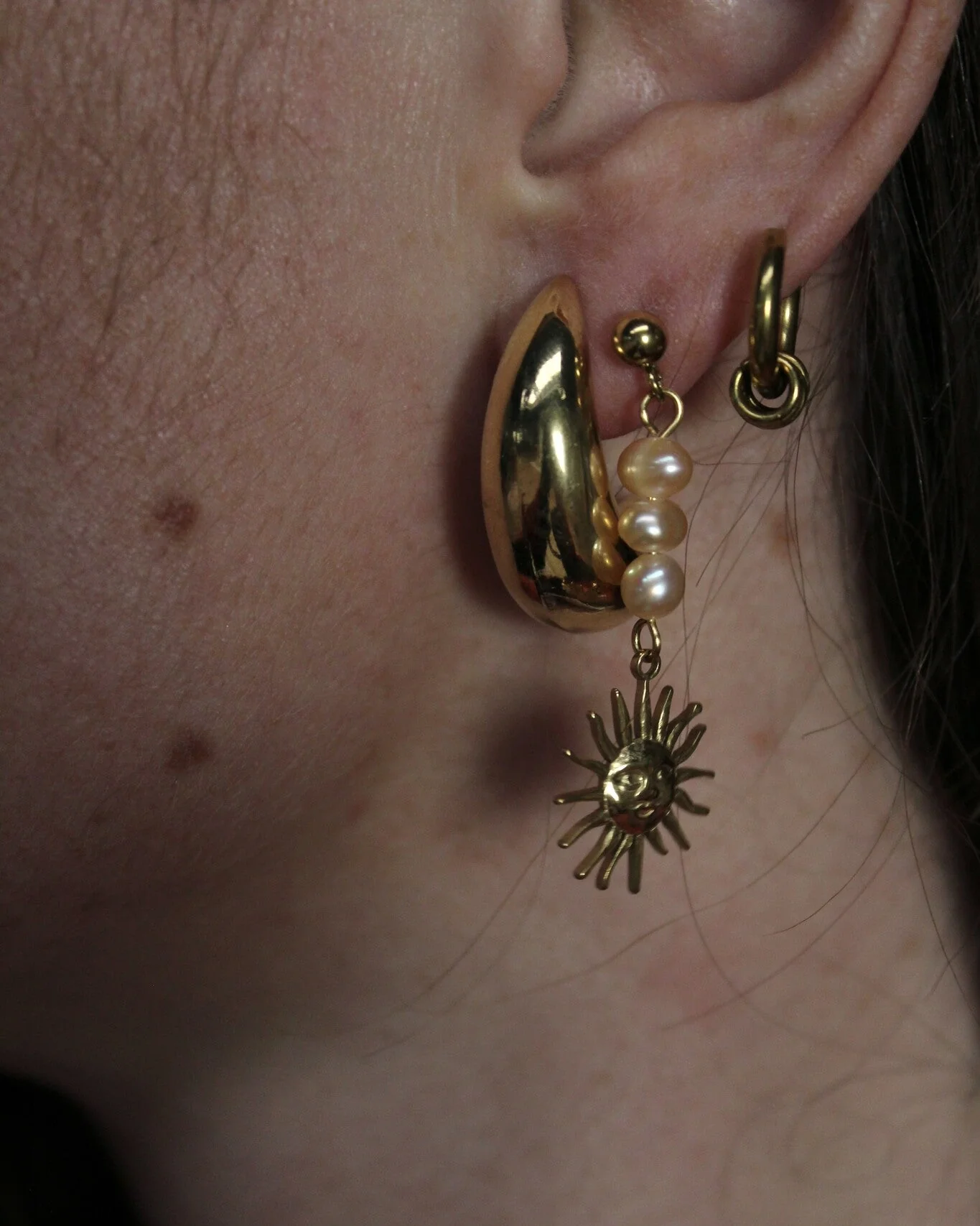 Noor - Earrings - Stainless Steel - Image 2
