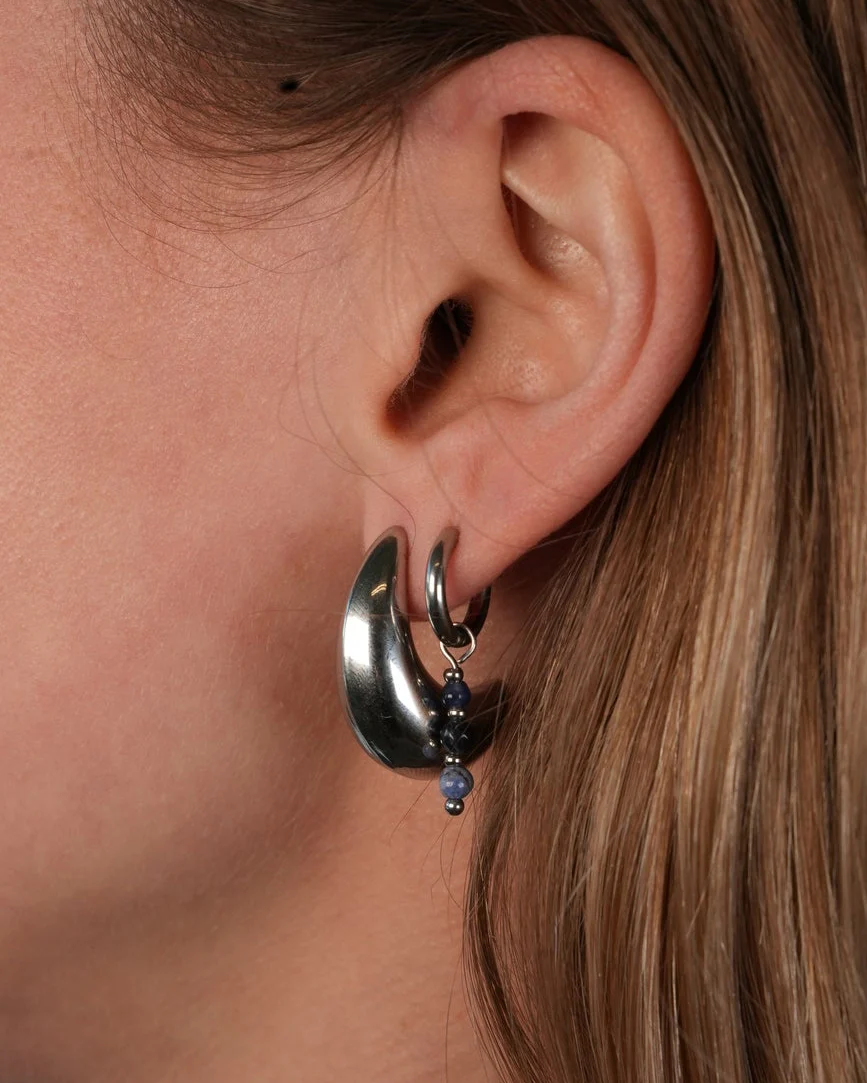 Noor - Earrings - Stainless Steel - Image 4