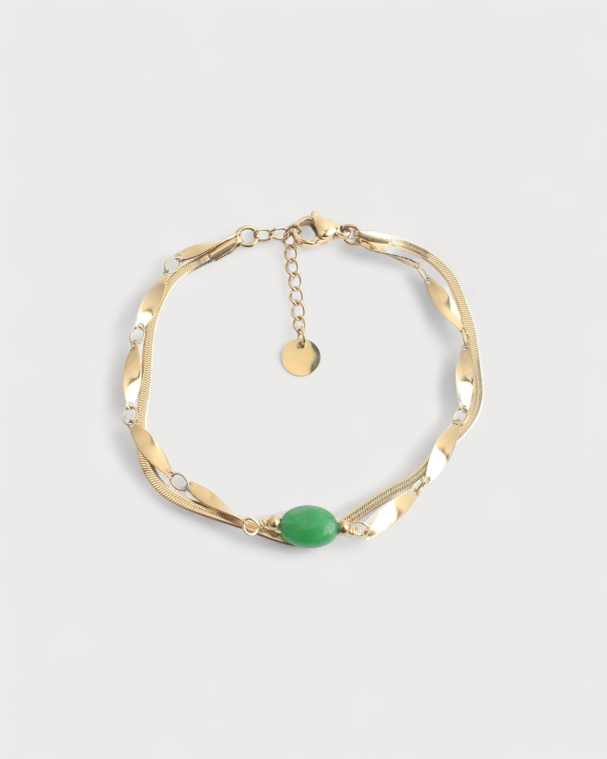 Noralie - Bracelet - Natural Stone - Stainless Steel