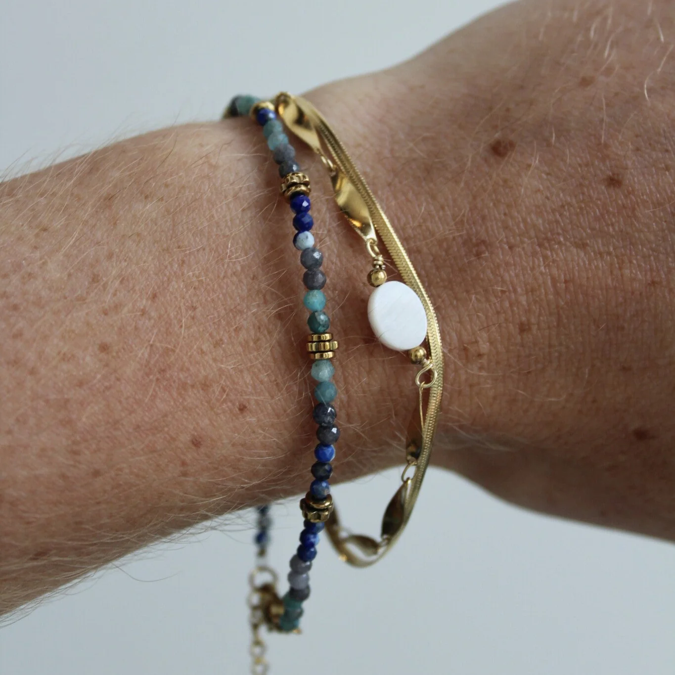 Noralie - Bracelet - Natural Stone - Stainless Steel - Image 6