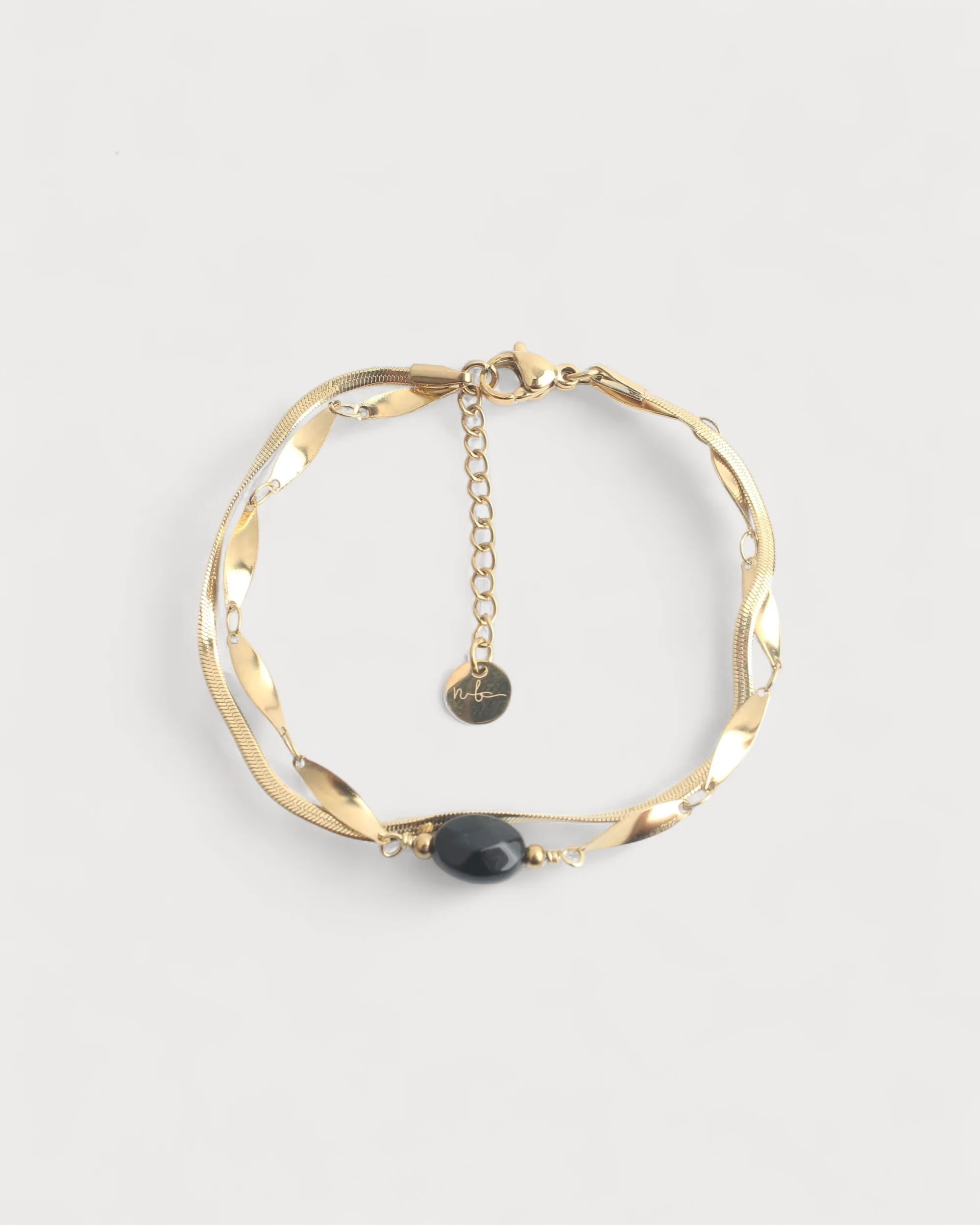 Noralie - Bracelet - Natural Stone - Stainless Steel - Image 7