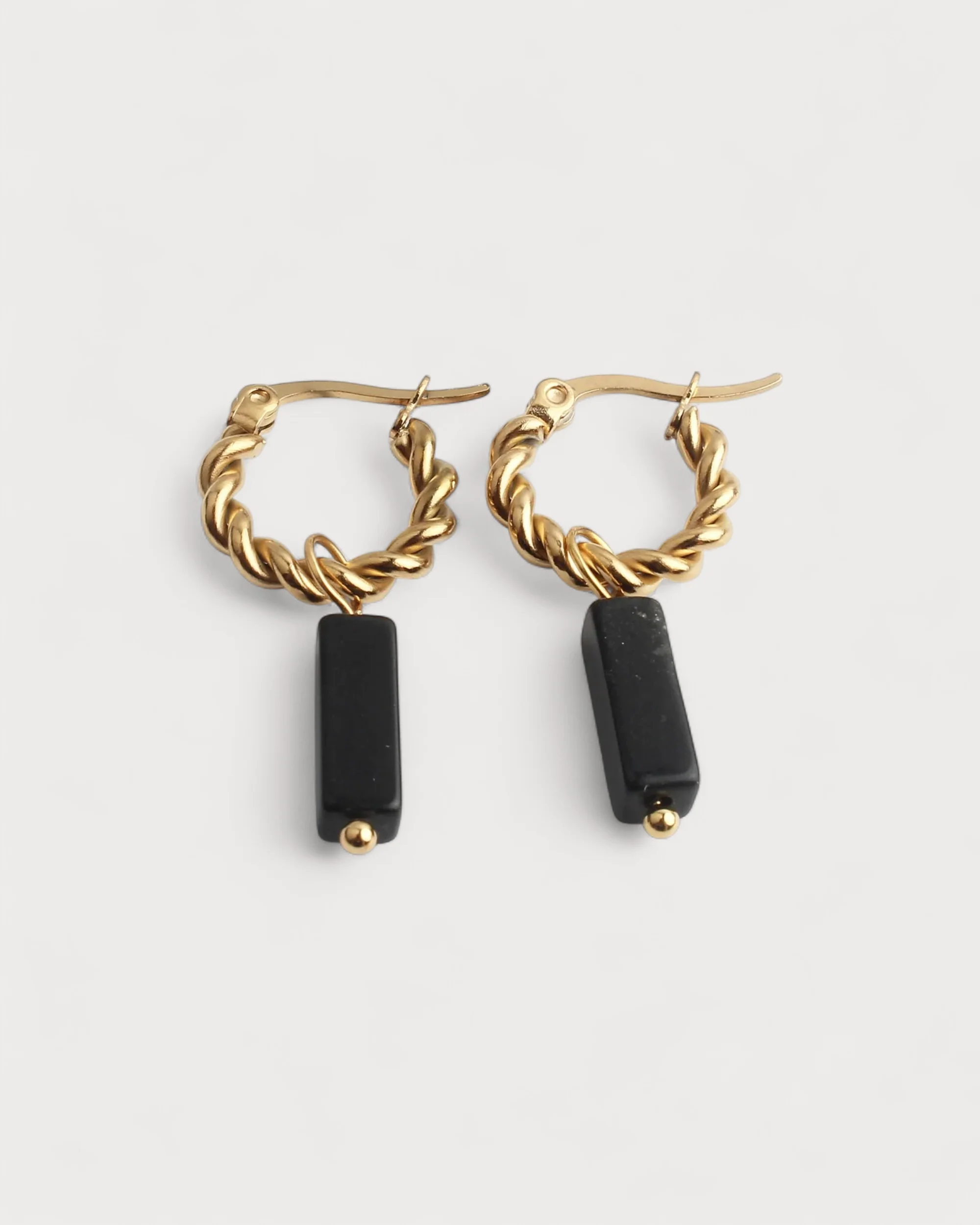 Odilia - Earrings - Natural Stone - Stainless Steel