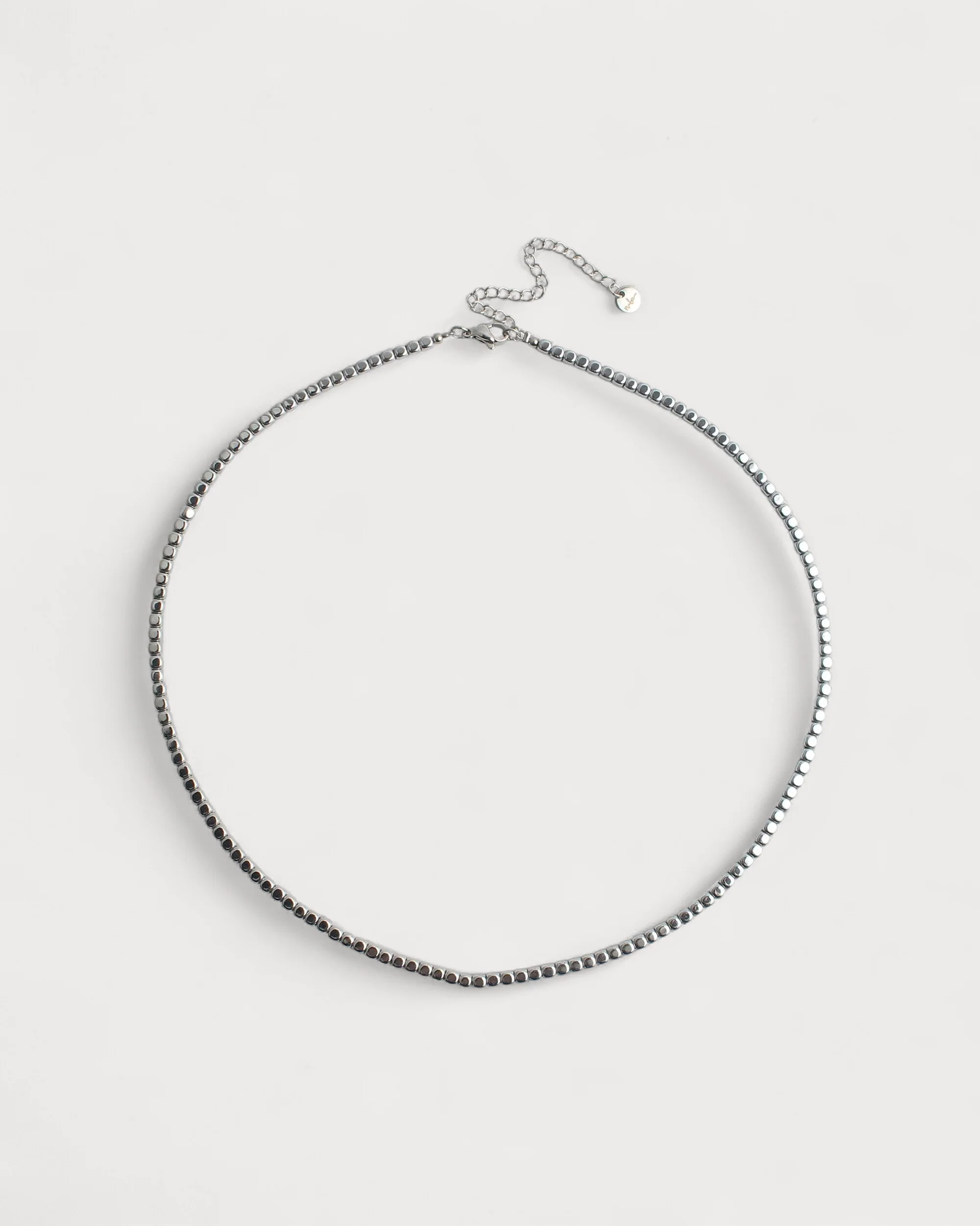 Round Circle - Necklace - Stainless Steel - Image 5