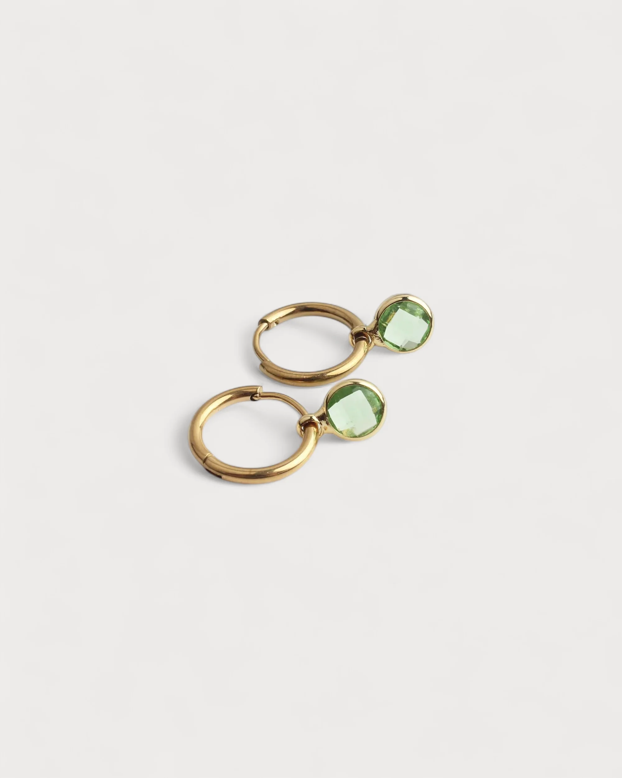 Round Nina - earrings - Stainless Steel - Image 4