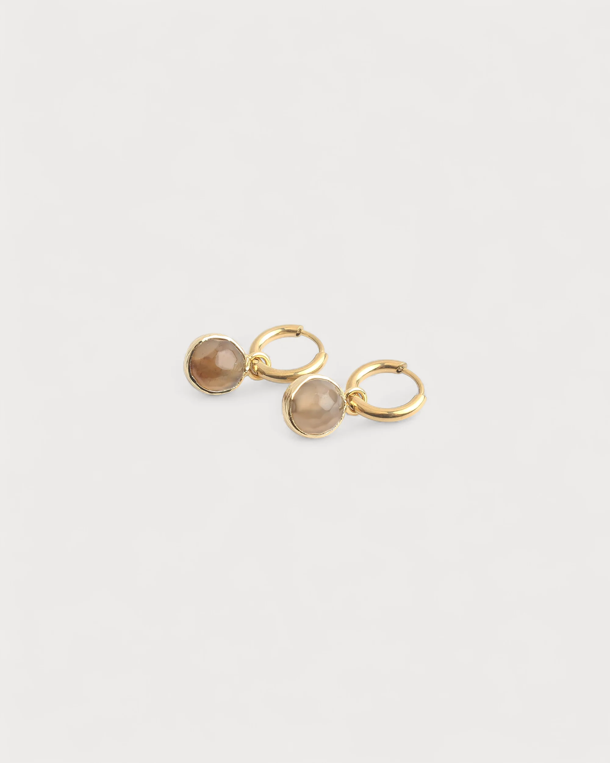 Saar - Earrings - Natural Stone - Stainless Steel - Image 3