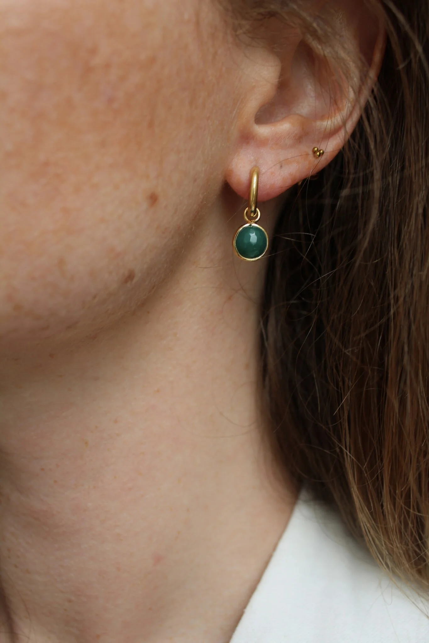 Saar - Earrings - Natural Stone - Stainless Steel - Image 7
