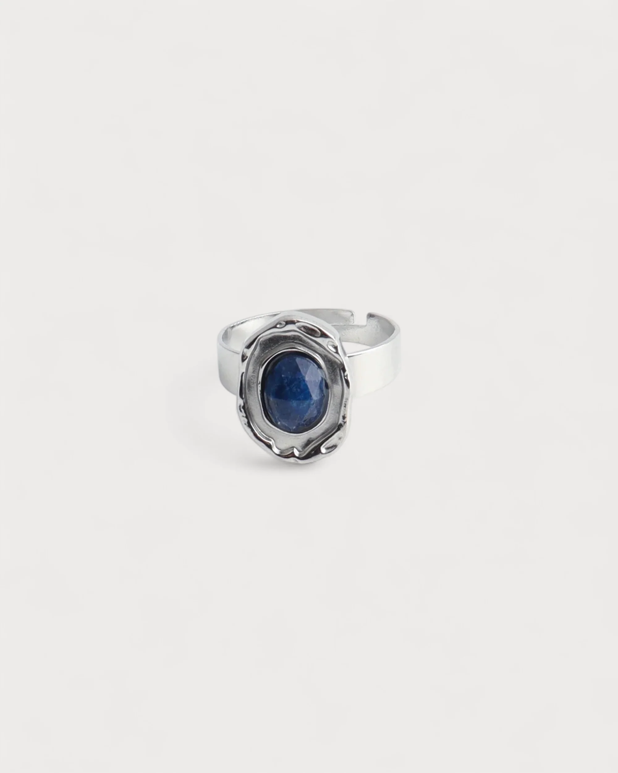 Salomé - Ring - Natural Stone - Stainless Steel - Adjustable - Image 7