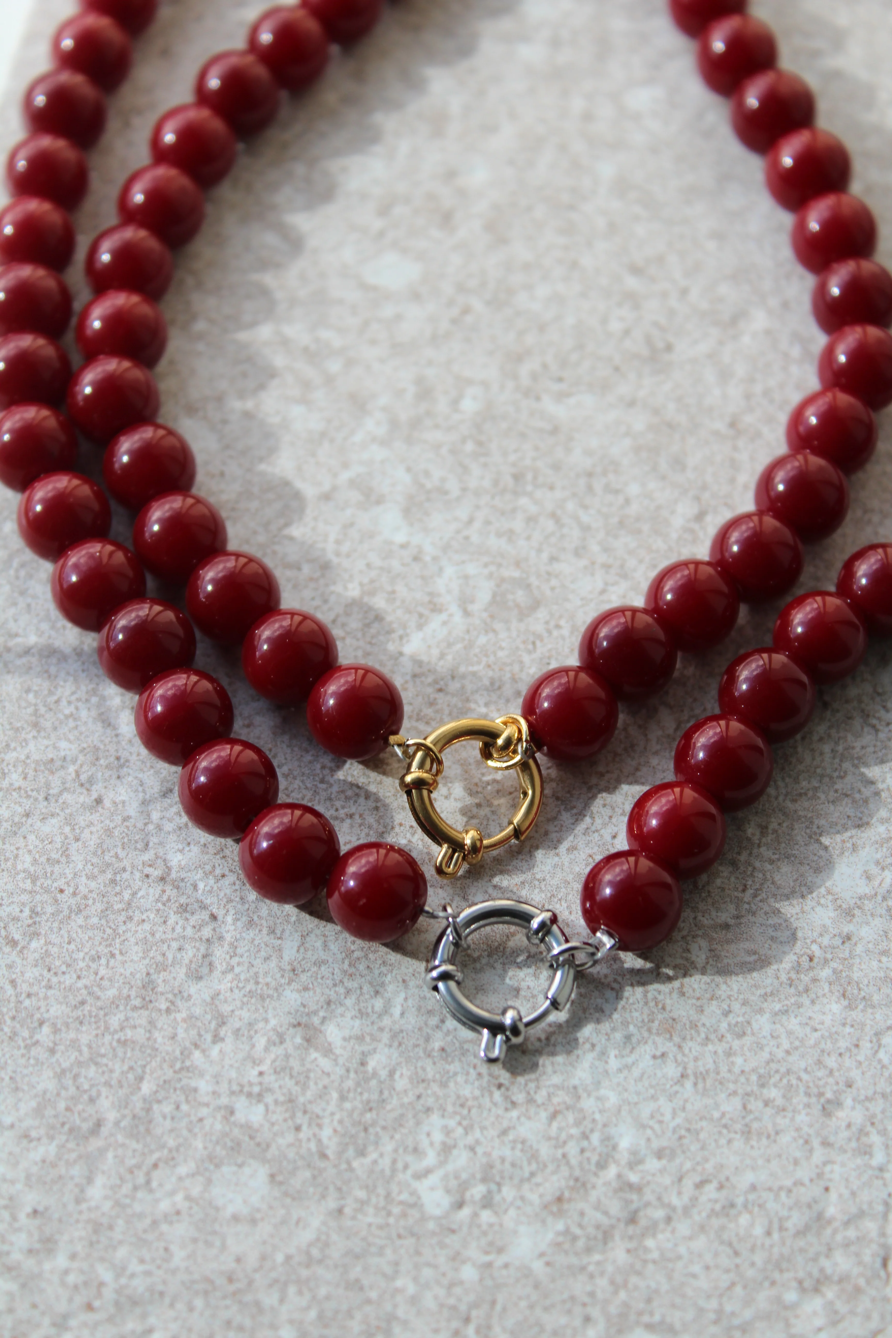 Samira - Necklace - Natural Stone -Stainless Steel - Image 41
