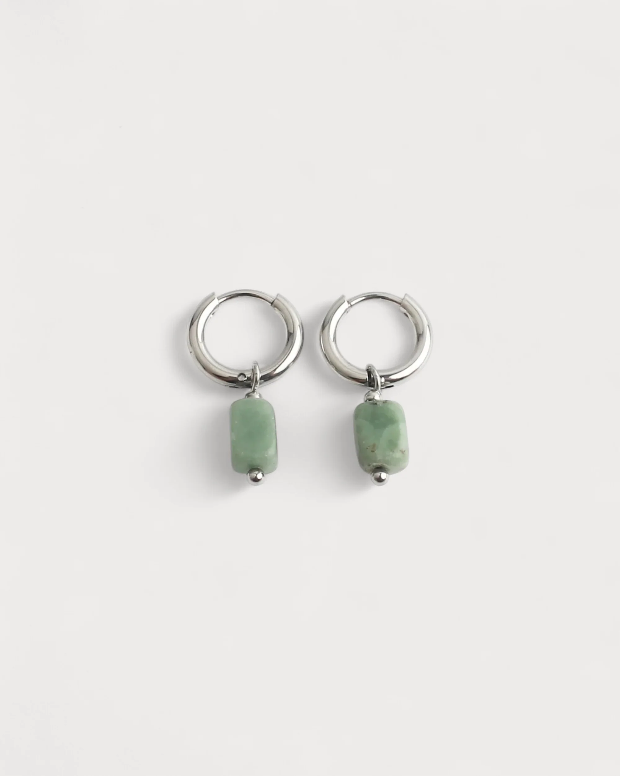 Sara - Earrings - Natural Stone - Stainless Steel - Image 3