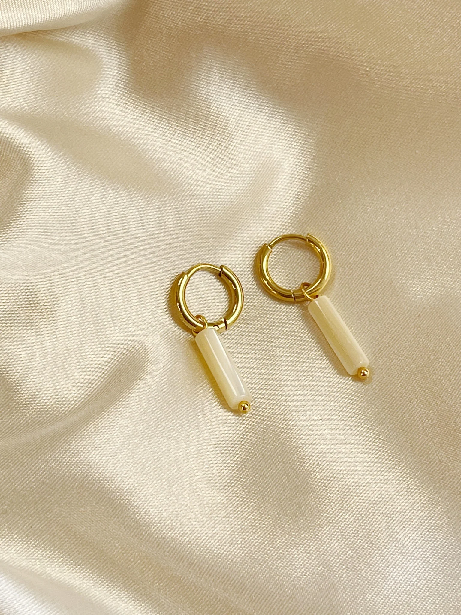 Shell - Earrings - Stainless Steel - Image 4