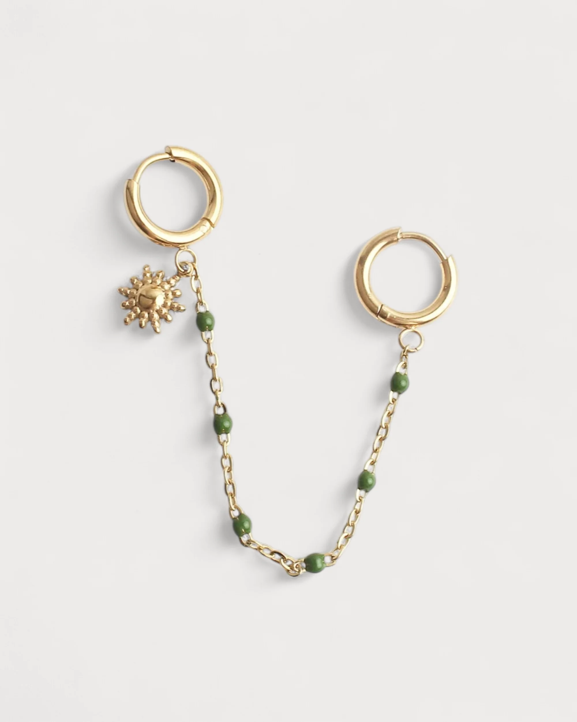 Shine - Double earring - Stainless Steel - Image 2