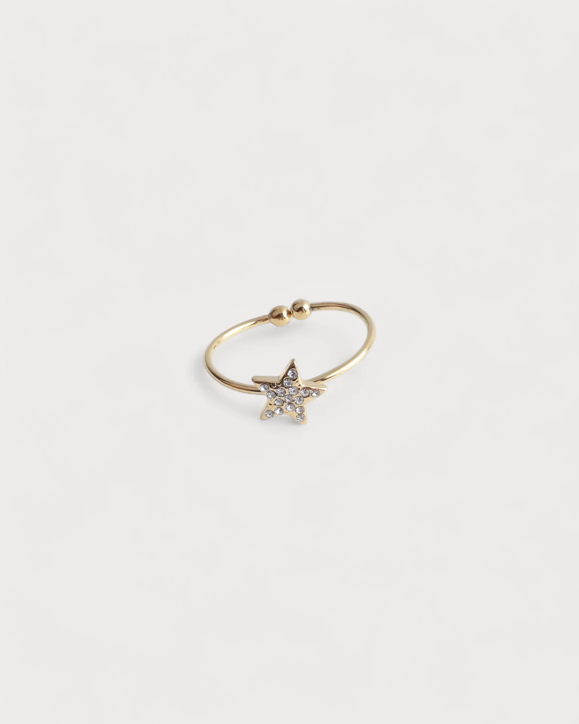 Shining Star - Ring - Stainless Steel