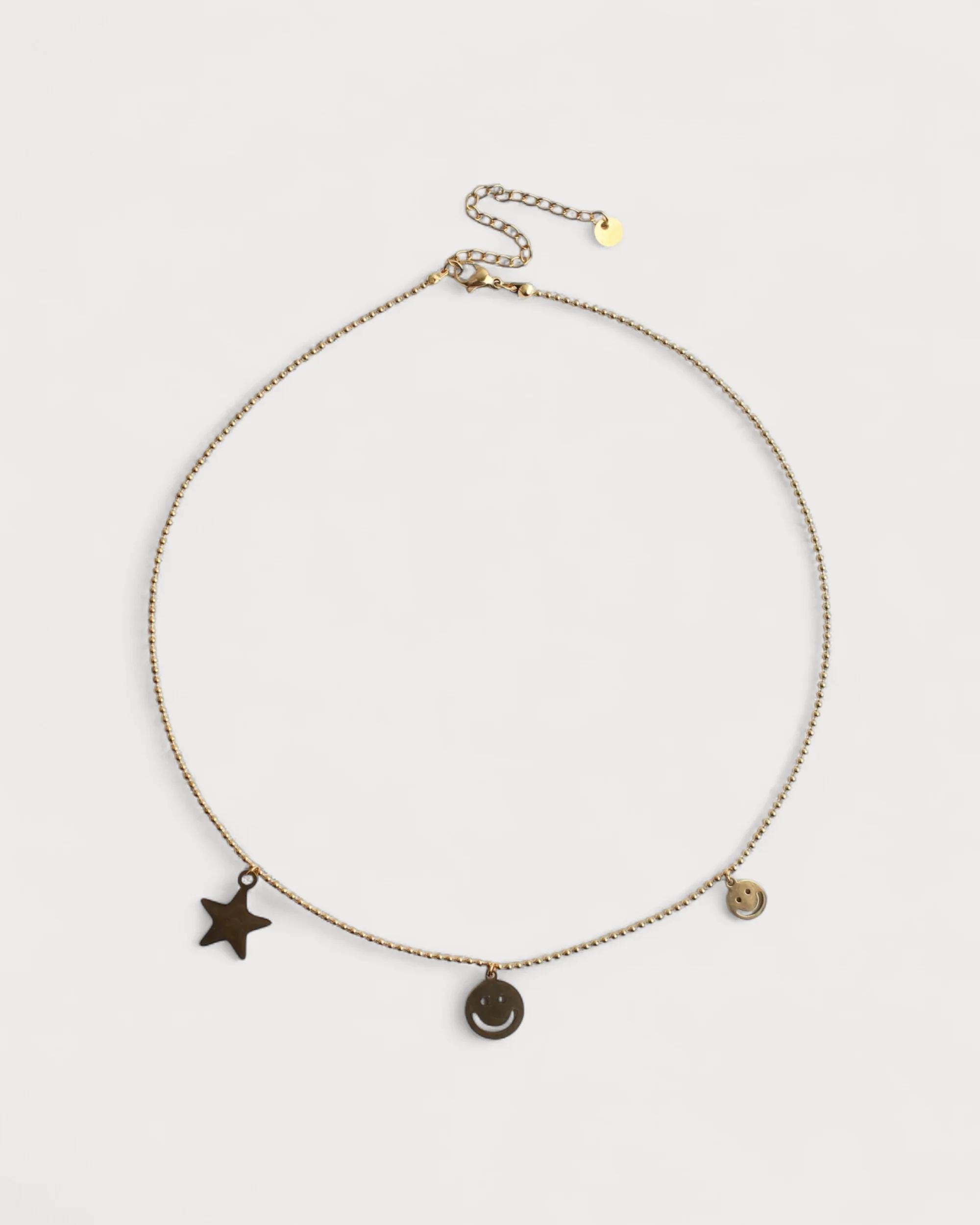 Smile Like A Star - Necklace - Stainless Steel