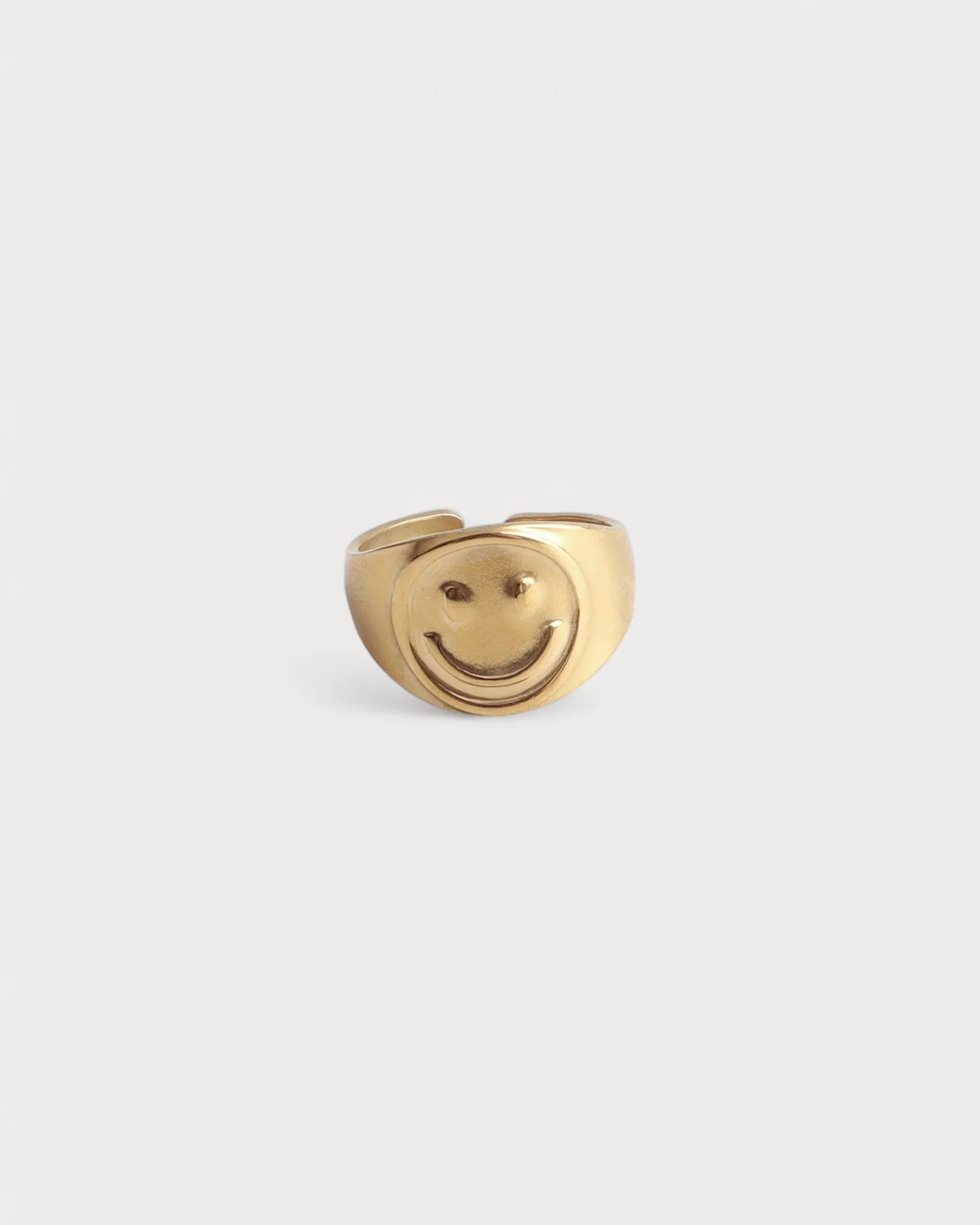 Smiles - Ring - Stainless Steel - Adjustable