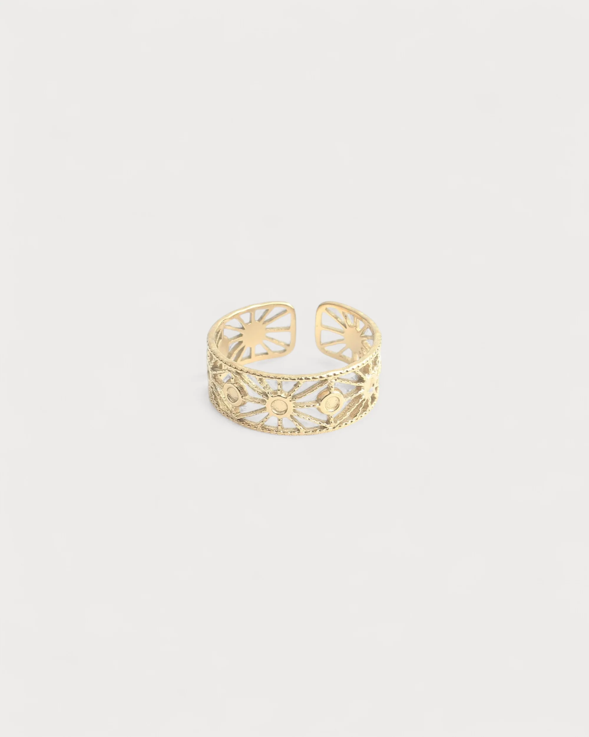 Sola - Ring - Stainless Steel - Adjustable