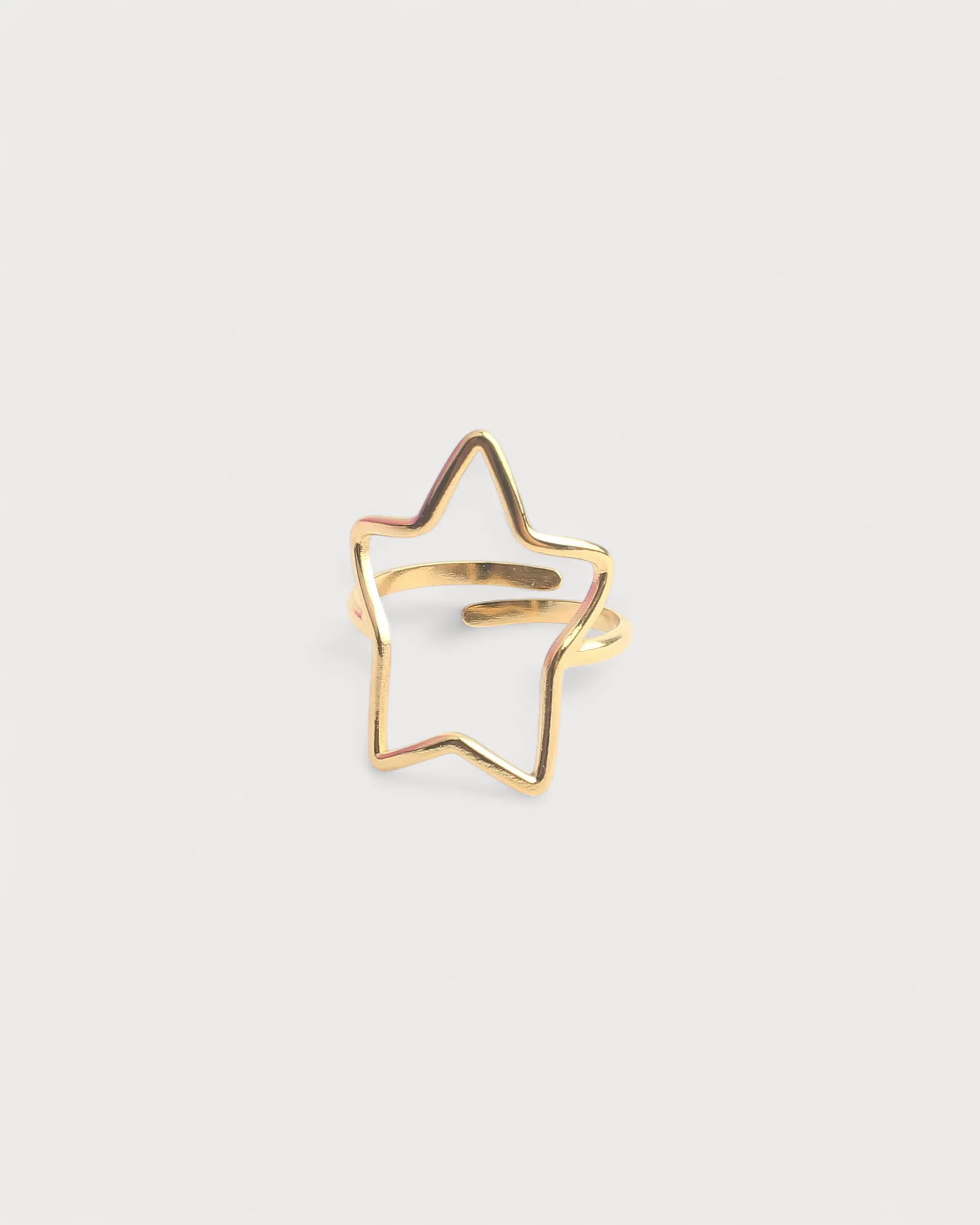 Star - Ring - Stainless Steel