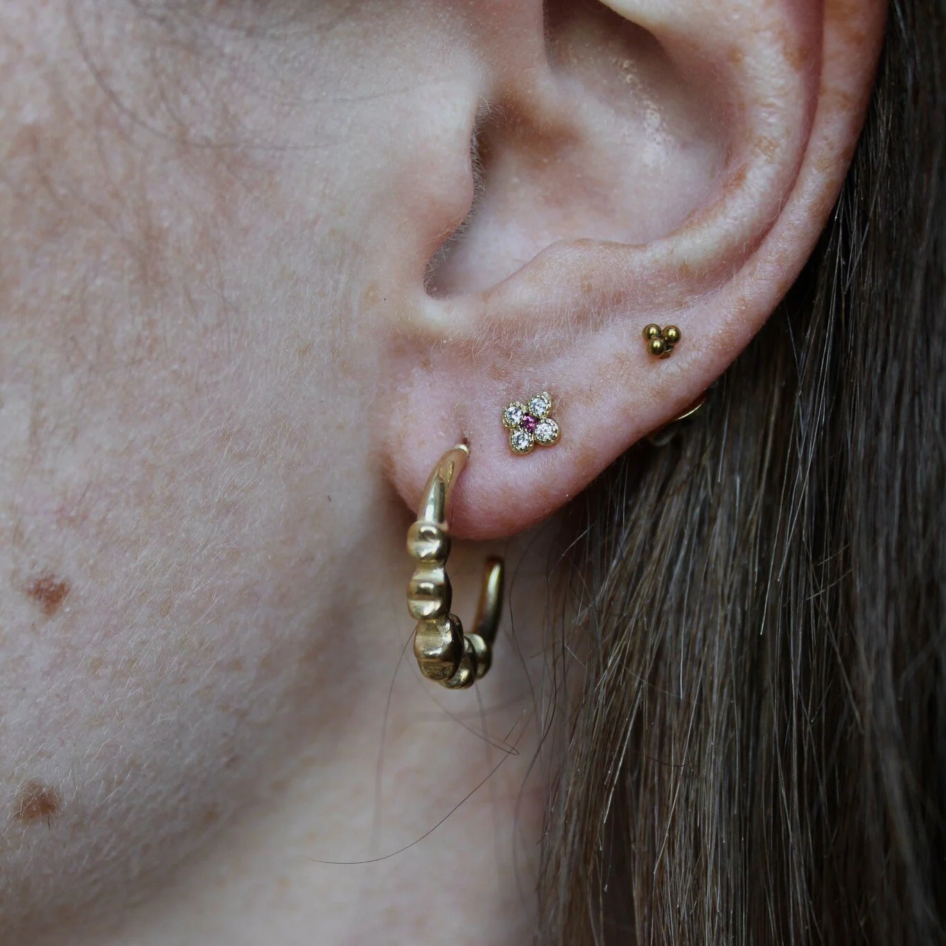 Starry Night - Earrings - Stainless Steel - Image 2