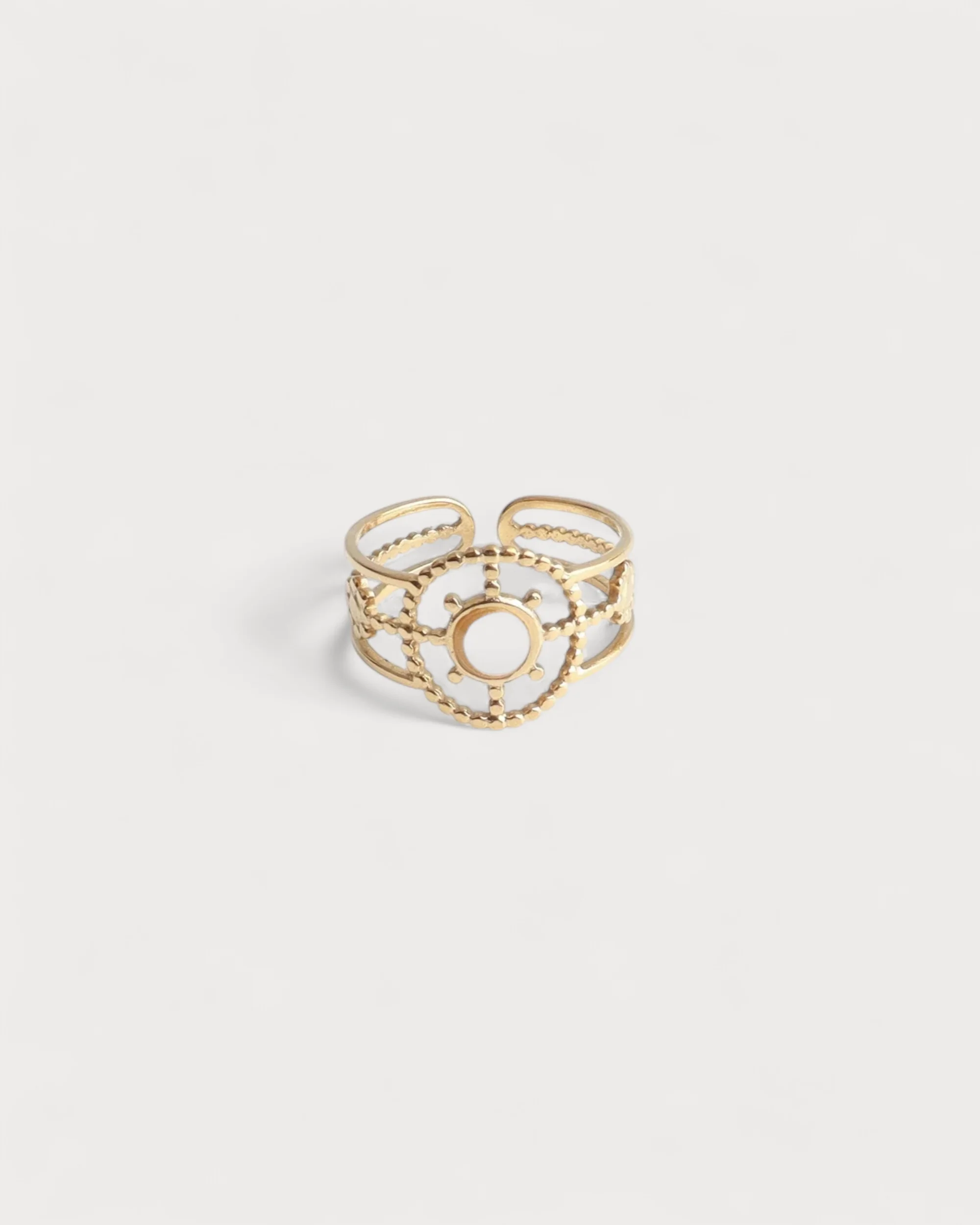 Sun - Ring - Stainless Steel - Adjustable - Image 3
