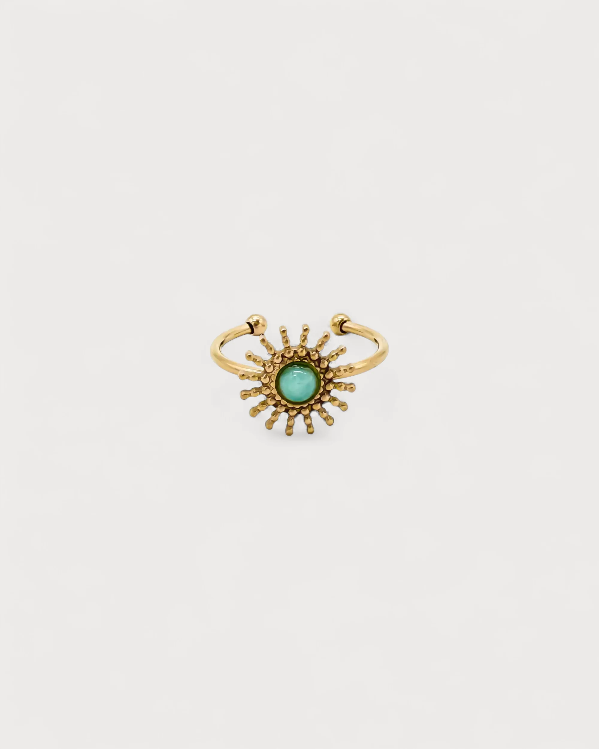 Sunny - Ring - Natural Stone - Stainless Steel - Tellable - Image 5