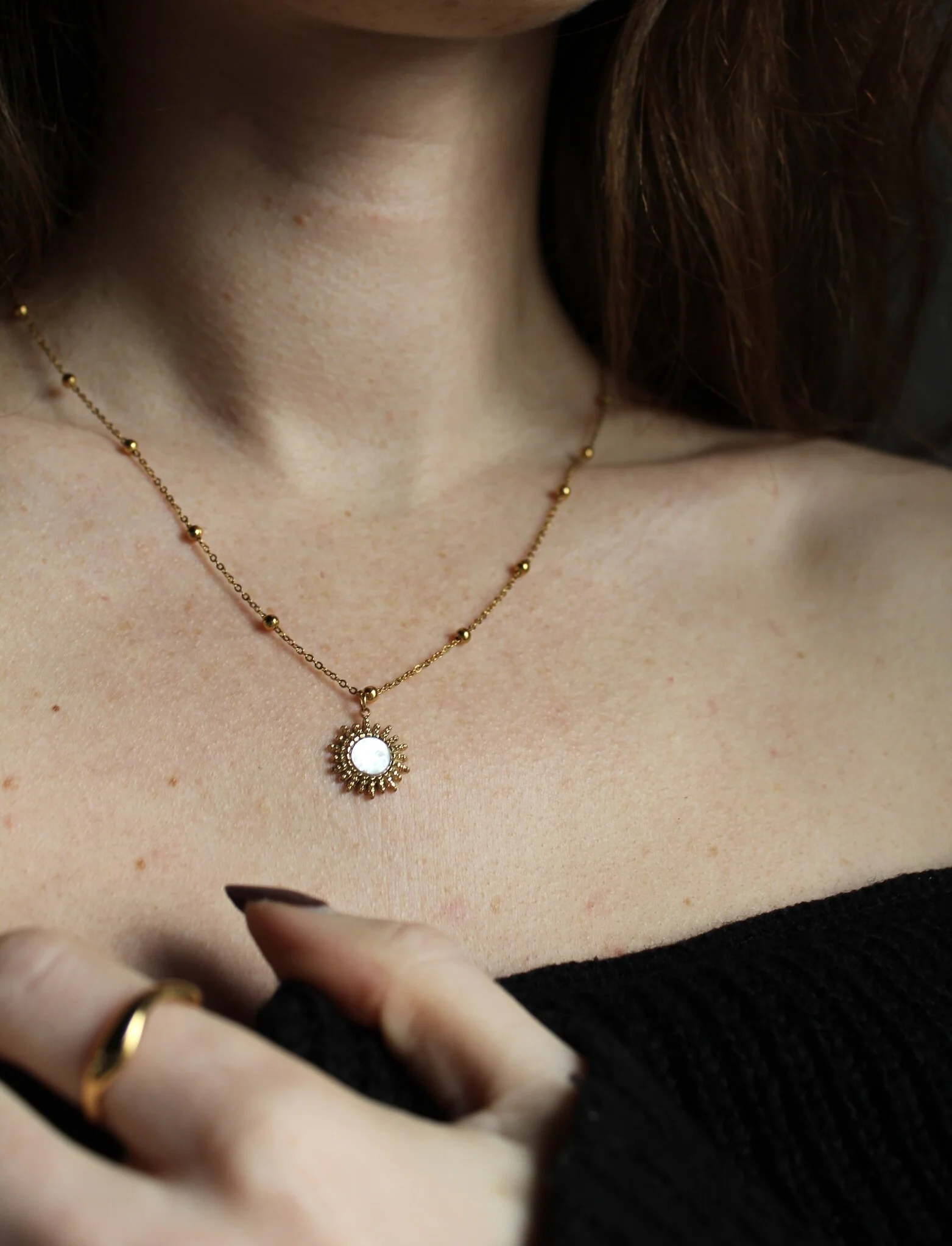 Sunrise - Necklace - Stainless Steel - Image 5