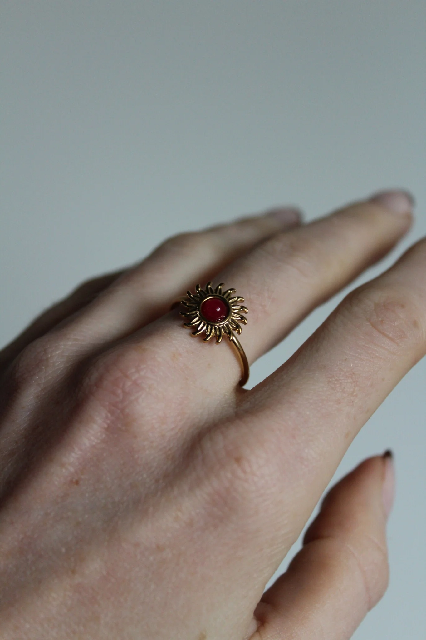 Sunshine - Ring - Stainless Steel - Adjustable - Image 2