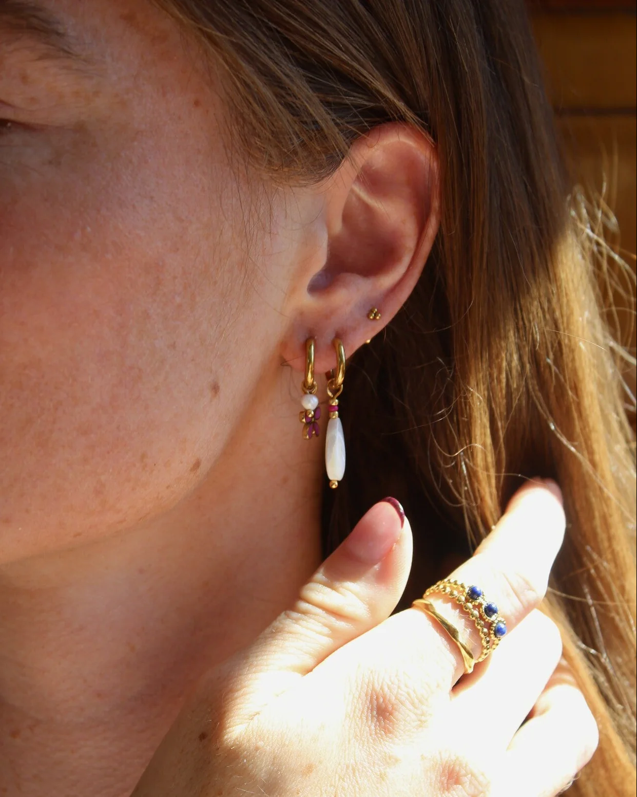 Sweet Shell - Earrings - Stainless Steel - Image 3