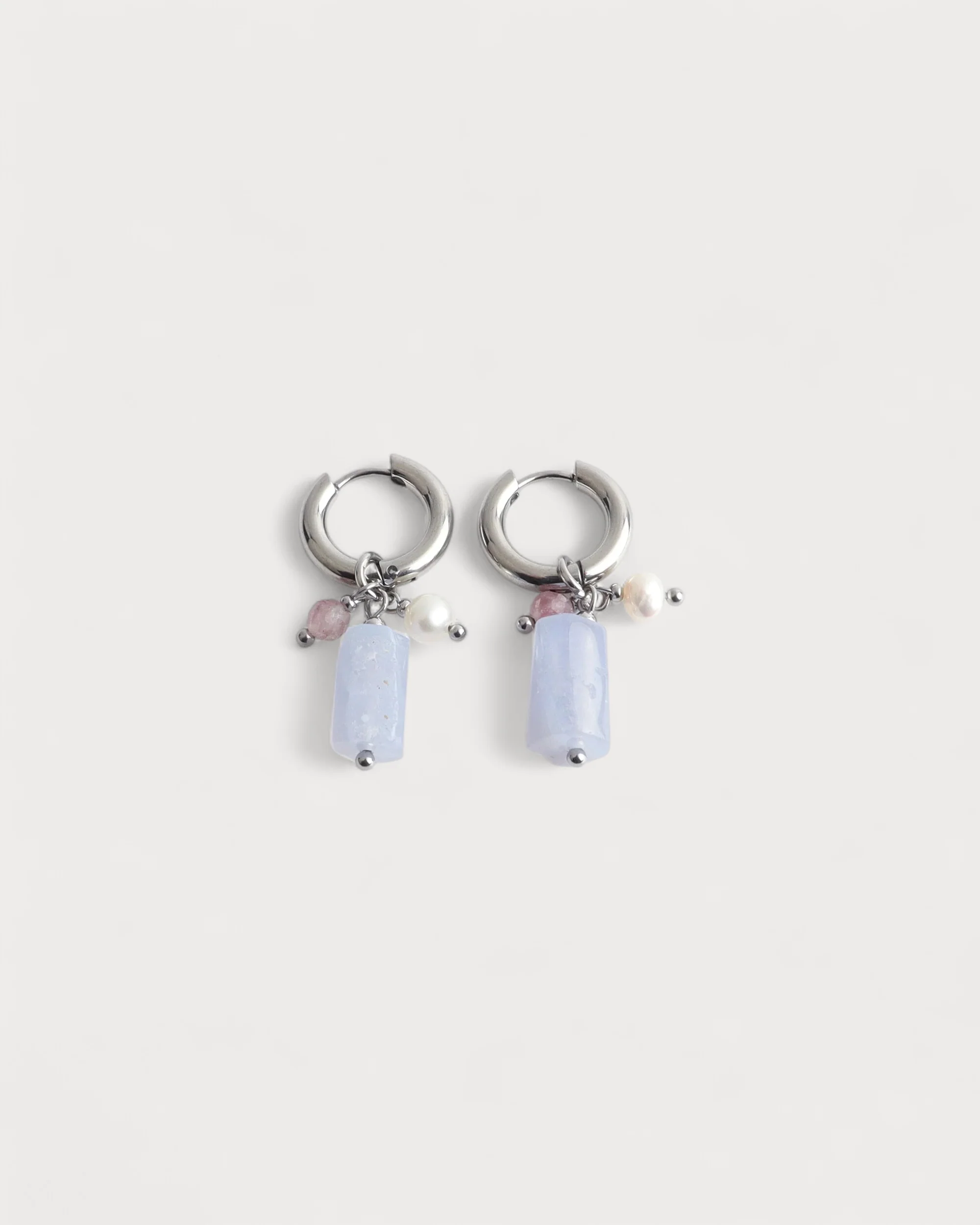 Tatiana - Earrings - Natural Stone - Stainless Steel - Image 3