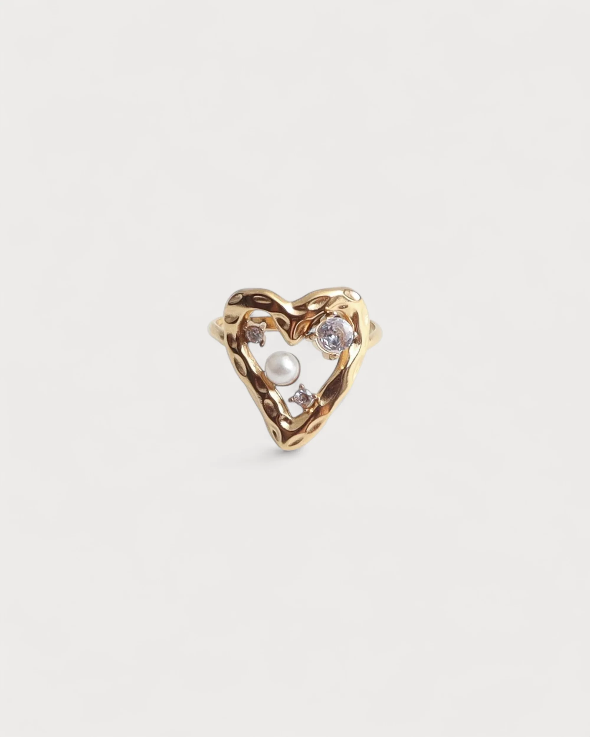 Theodora - Ring - Stainless Steel - Adjustable