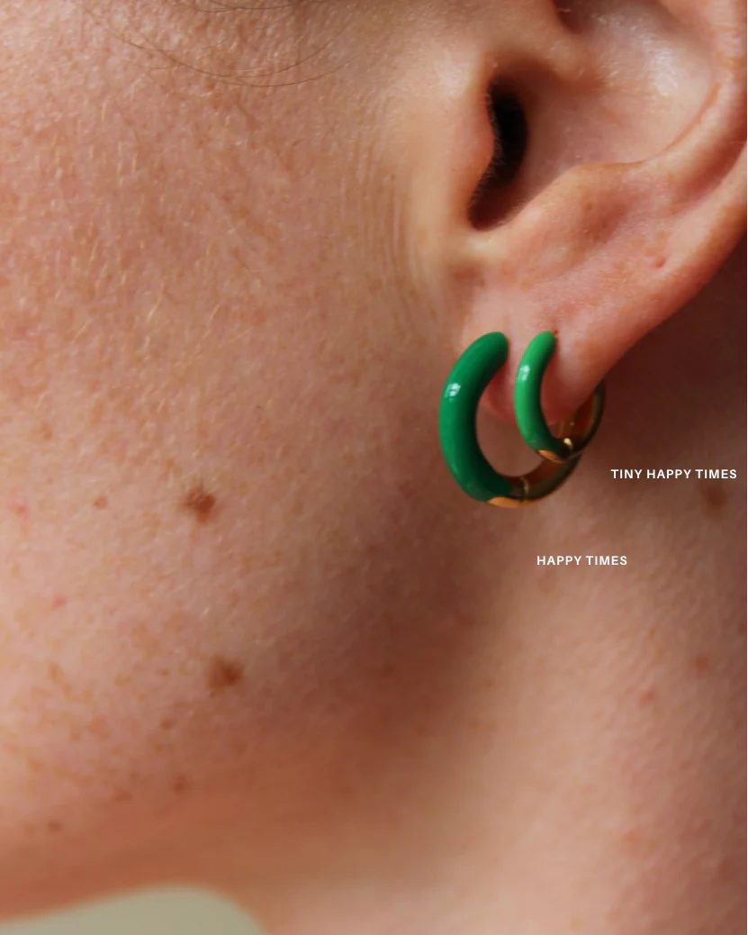 Happy Times - Earrings - Stainless Steel - Image 8