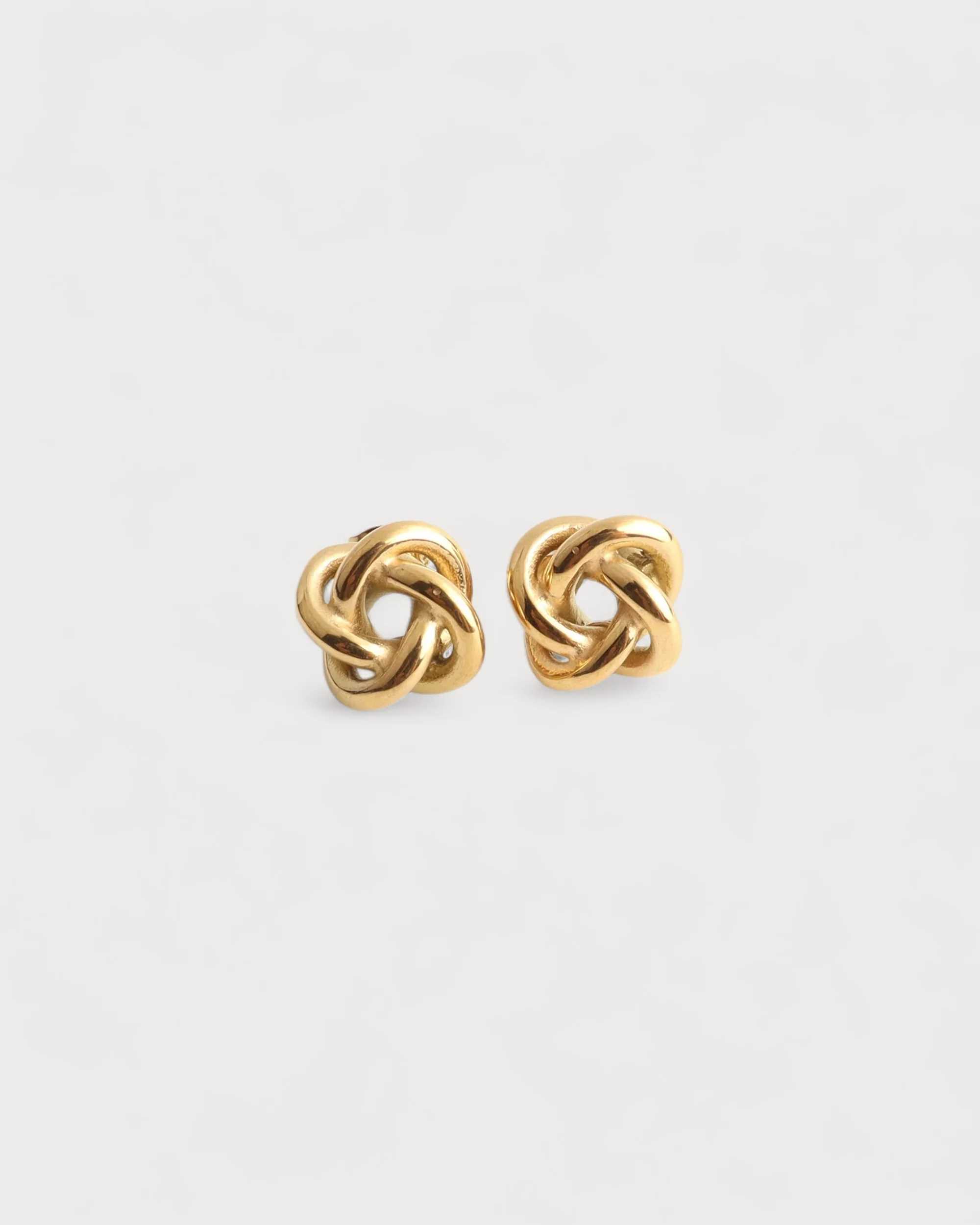 Tiny knot - Studs - Earrings - Stainless Steel