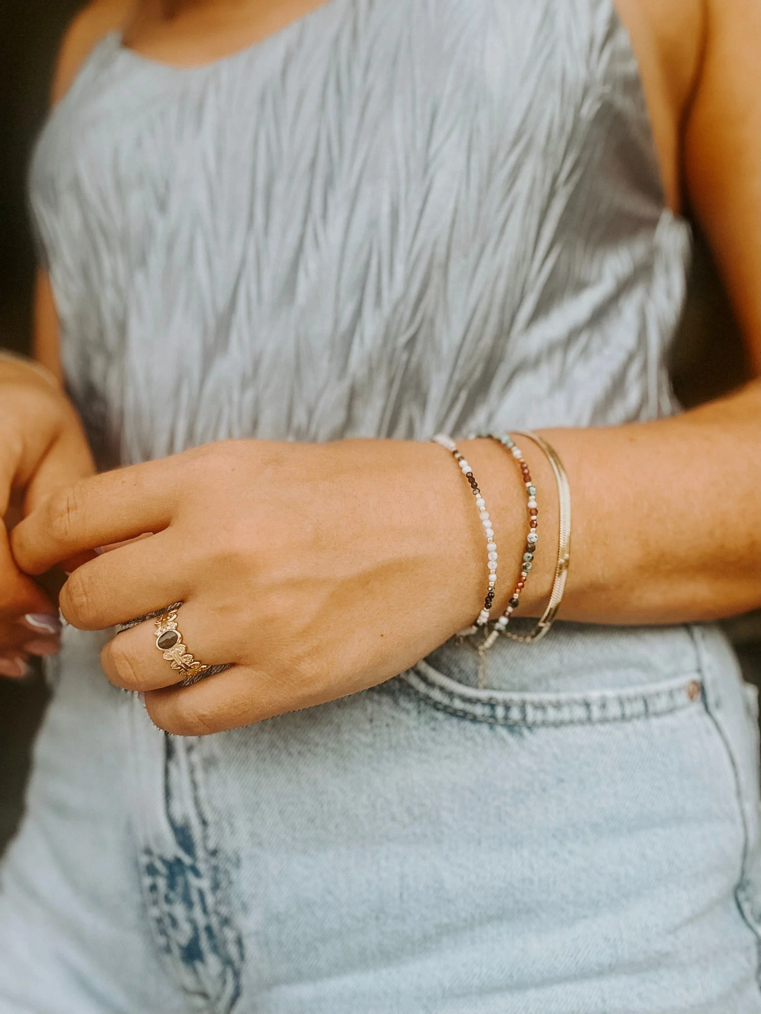 Tira - Bracelet - Natural Stone - Stainless Steel - Image 7