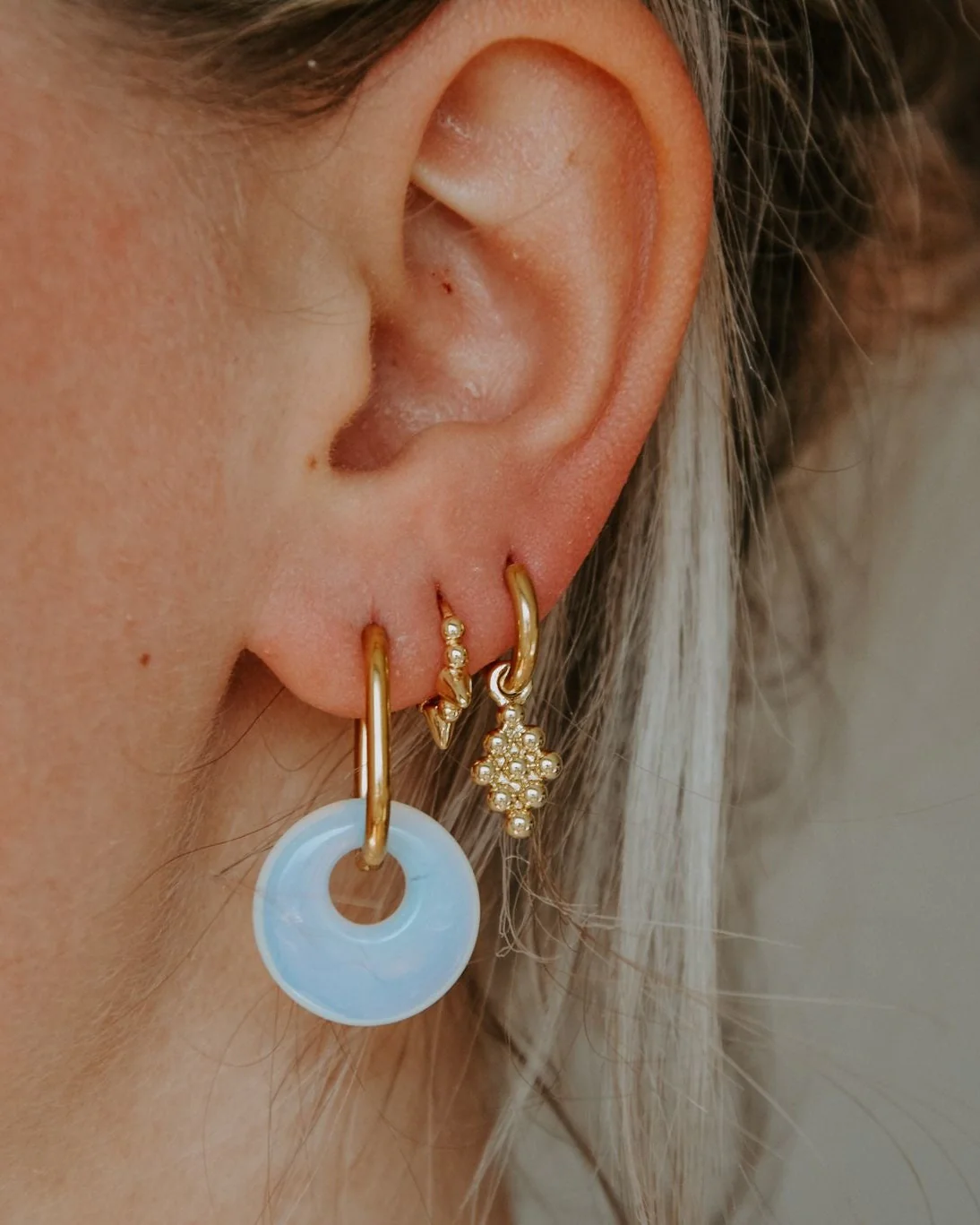 Tirza - Earrings - Natural Stone - Stainless Steel - Image 34