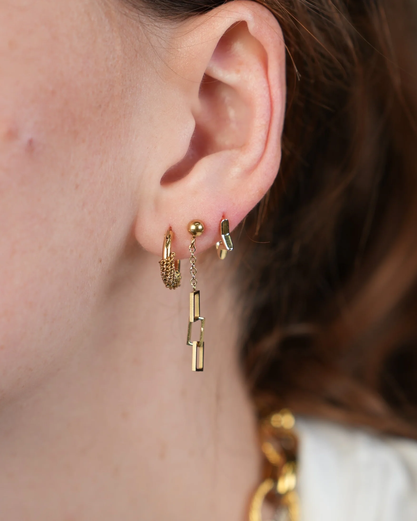 Star - Earrings - Plated - Image 2