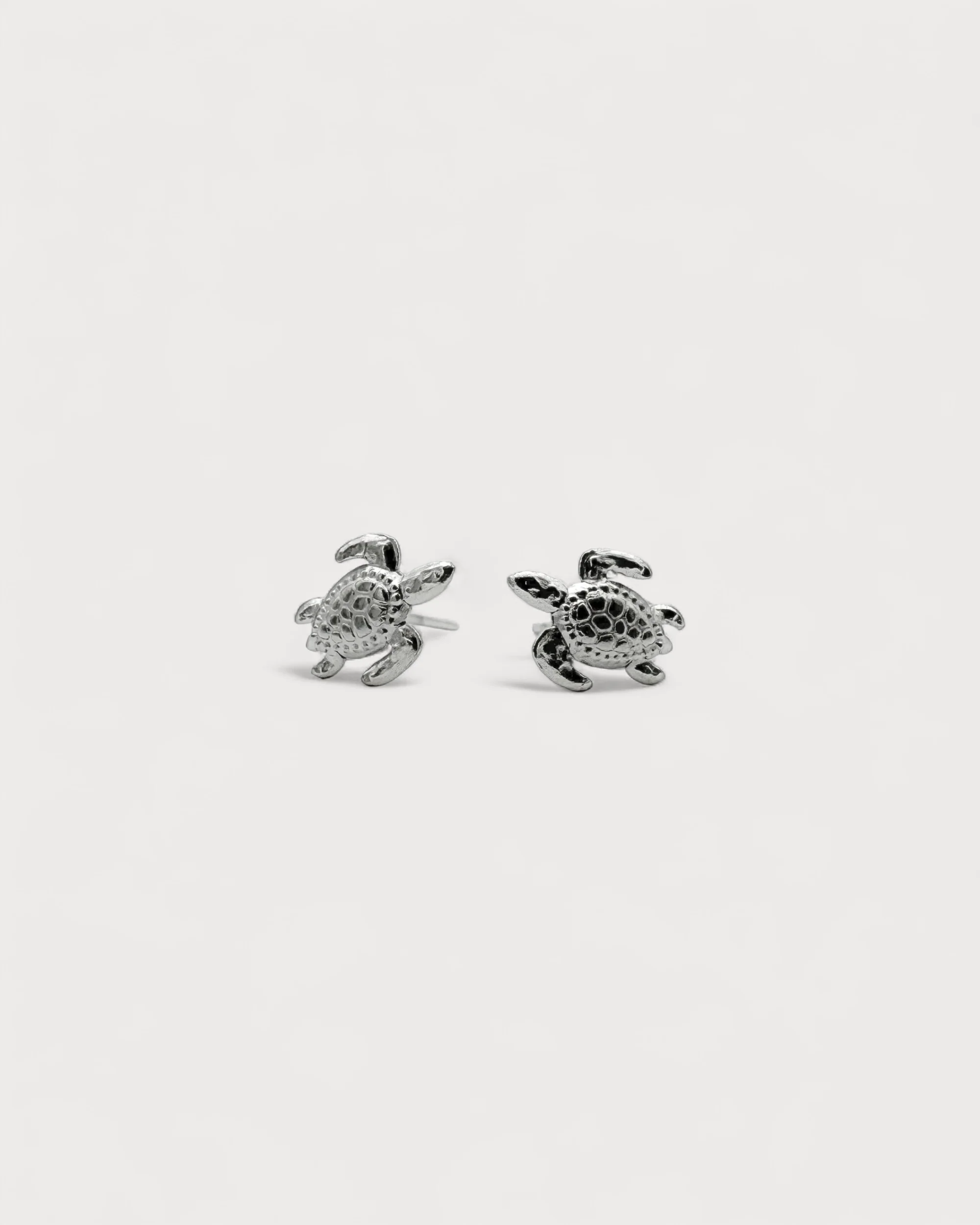 Turtle - Studs - Earrings - Stainless Steel - Image 3