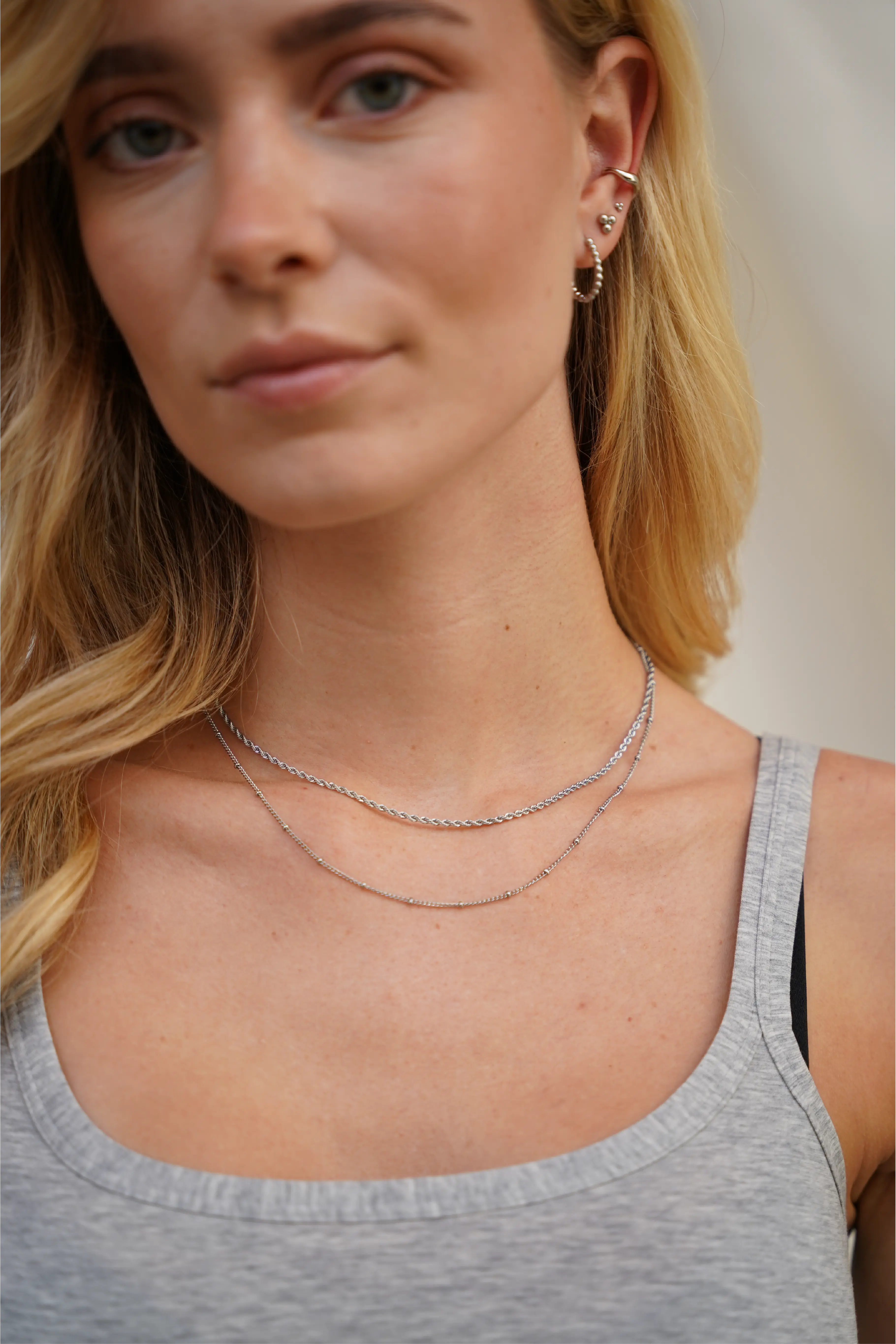 Twisted - Necklace - Stainless Steel - Image 4