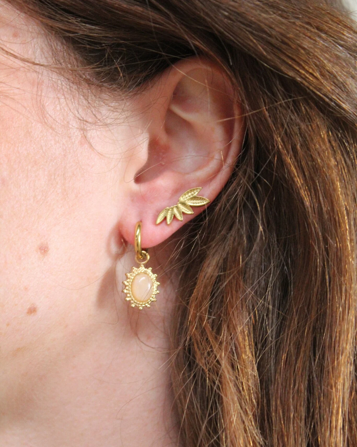 Vera - Studs - Earrings - Stainless Steel - Image 2