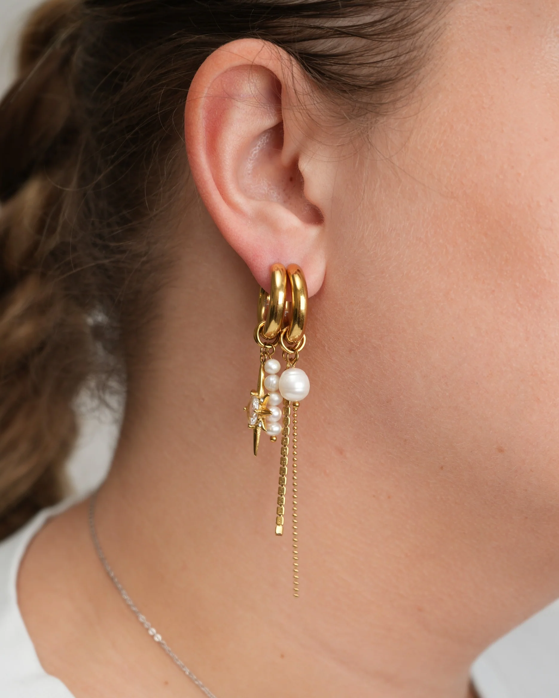 Vivien - Earrings - Stainless Steel - Notbranded - Image 2