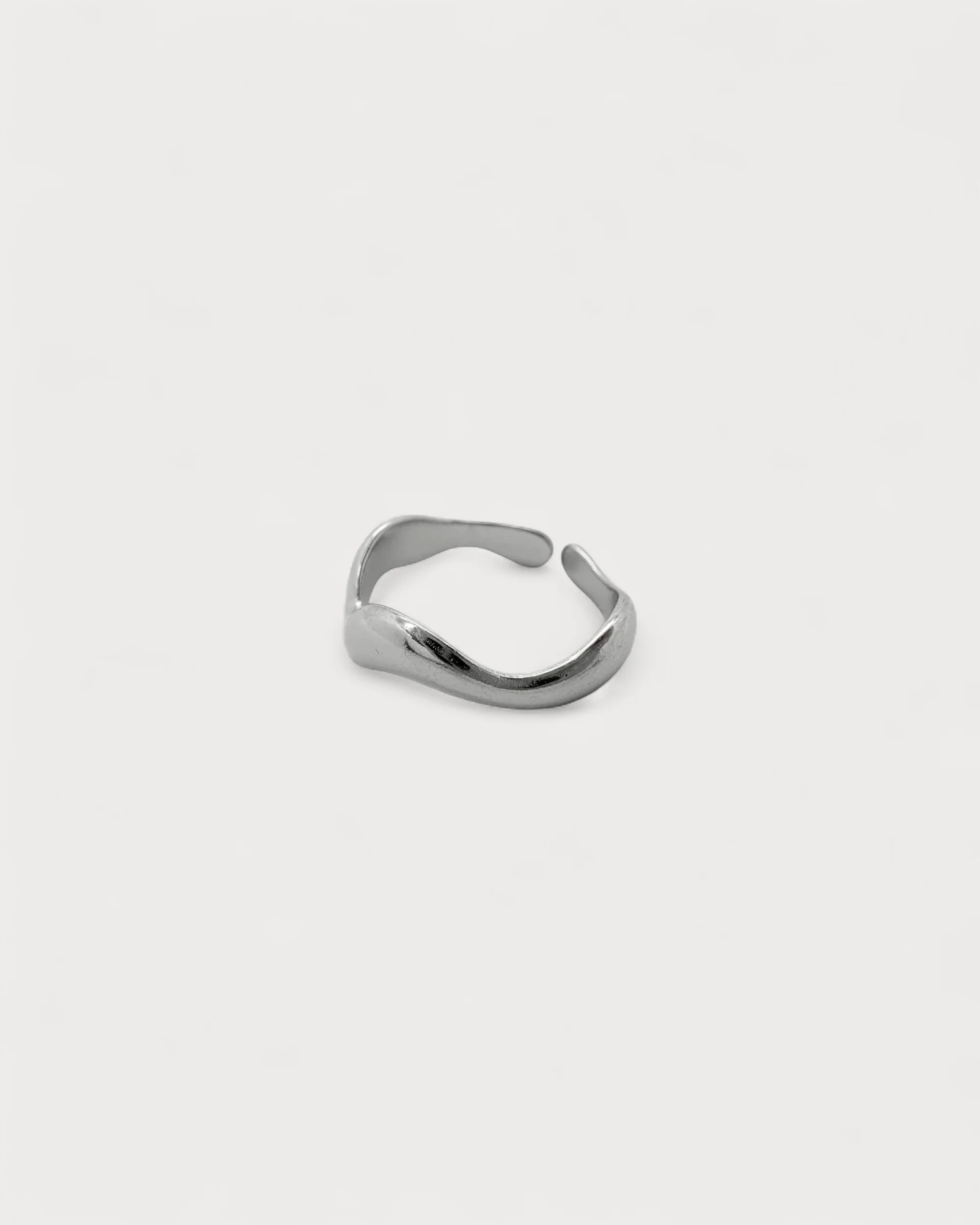Waves - Ring - Stainless Steel - Adjustable - Image 10