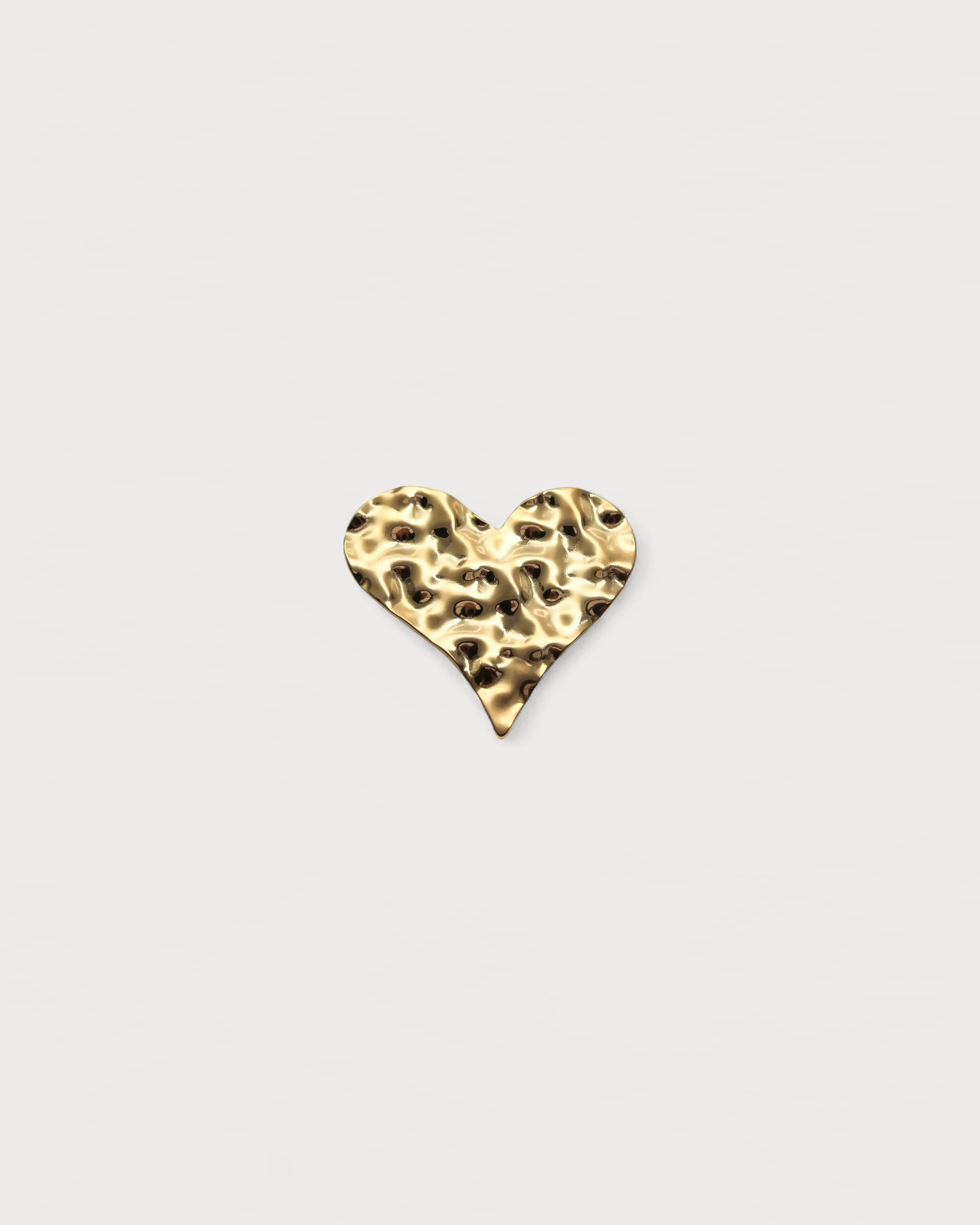 Wavy Heart - Ring - Stainless Steel - Adjustable