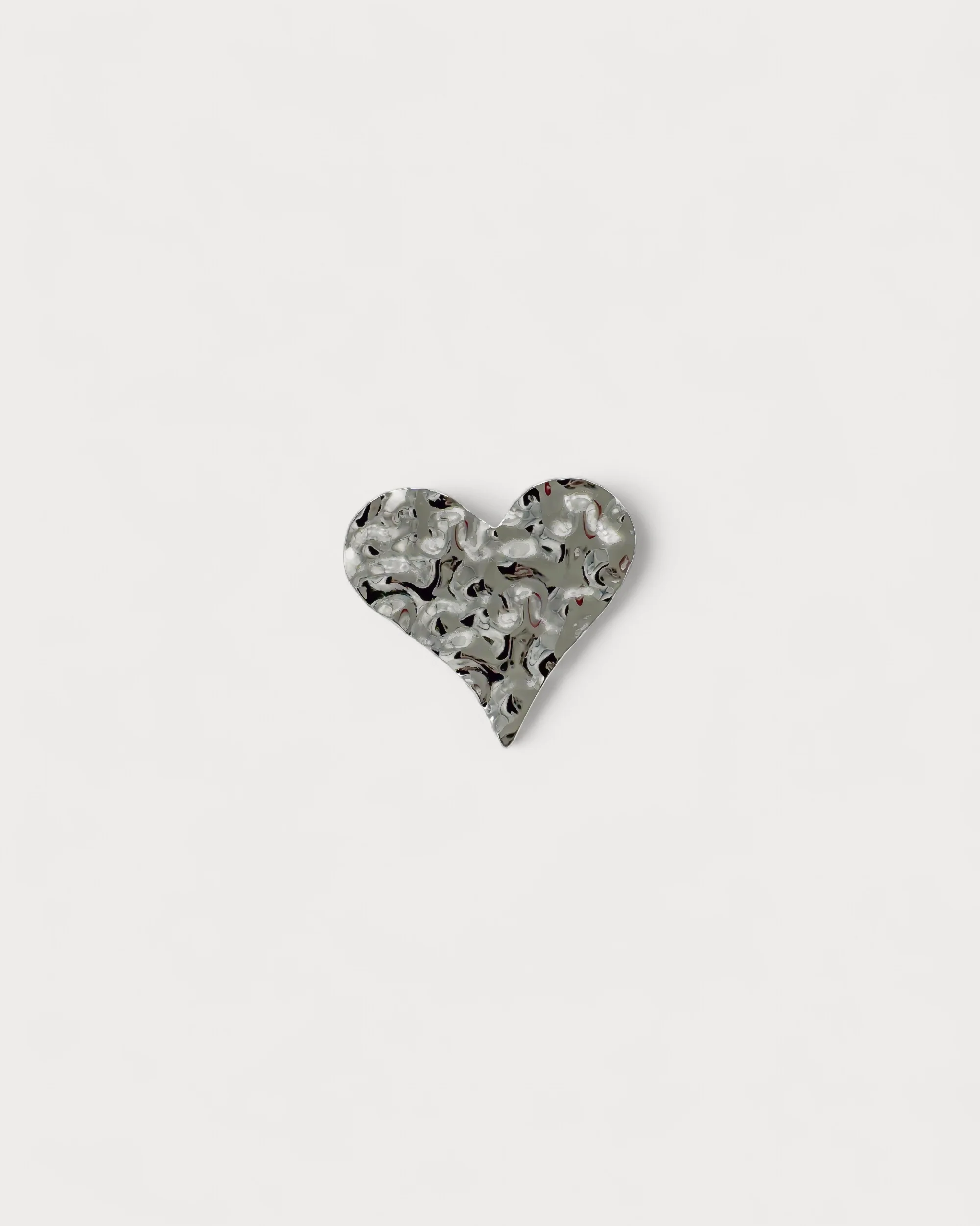 Wavy Heart - Ring - Stainless Steel - Adjustable - Image 3
