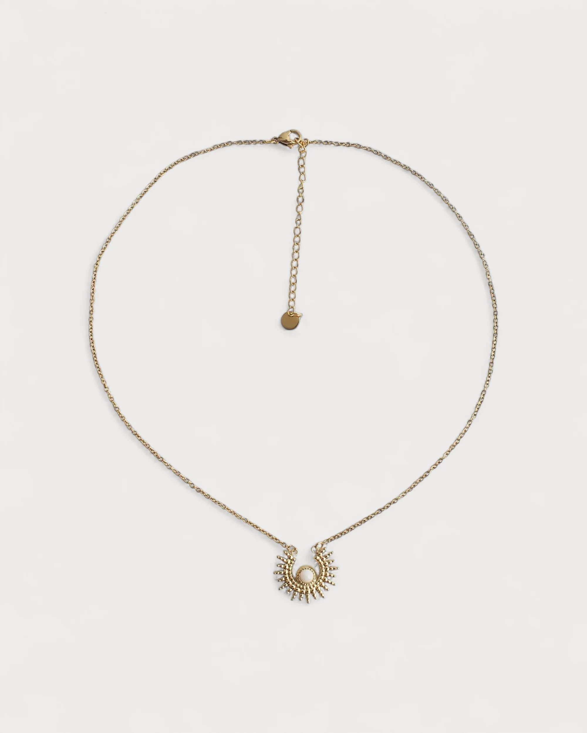 Xavi - Necklace - Natural Stone - Stainless Steel - Image 3