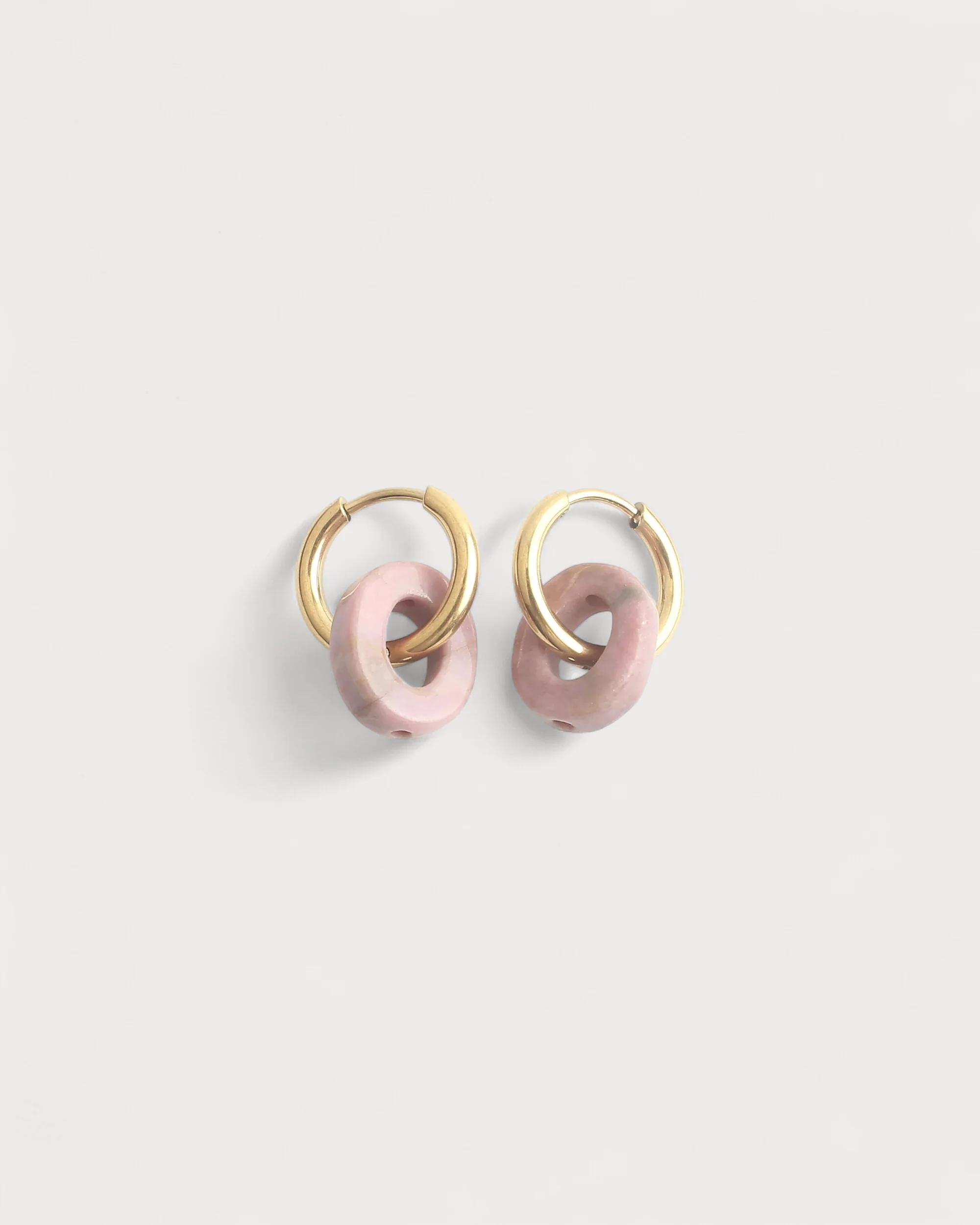 Yela - Earrings - Natural Stone - Stainless Steel