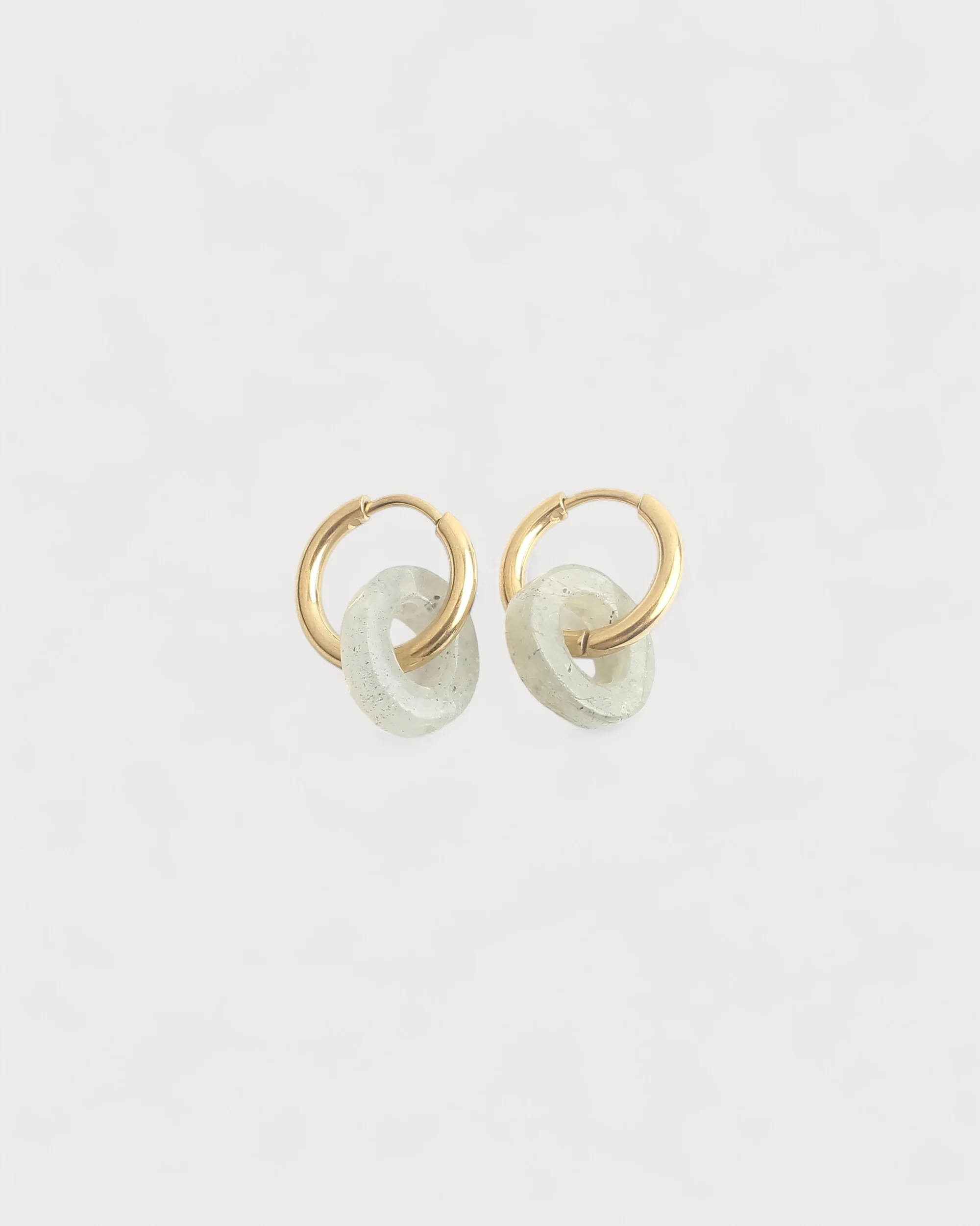 Yela - Earrings - Natural Stone - Stainless Steel - Image 3