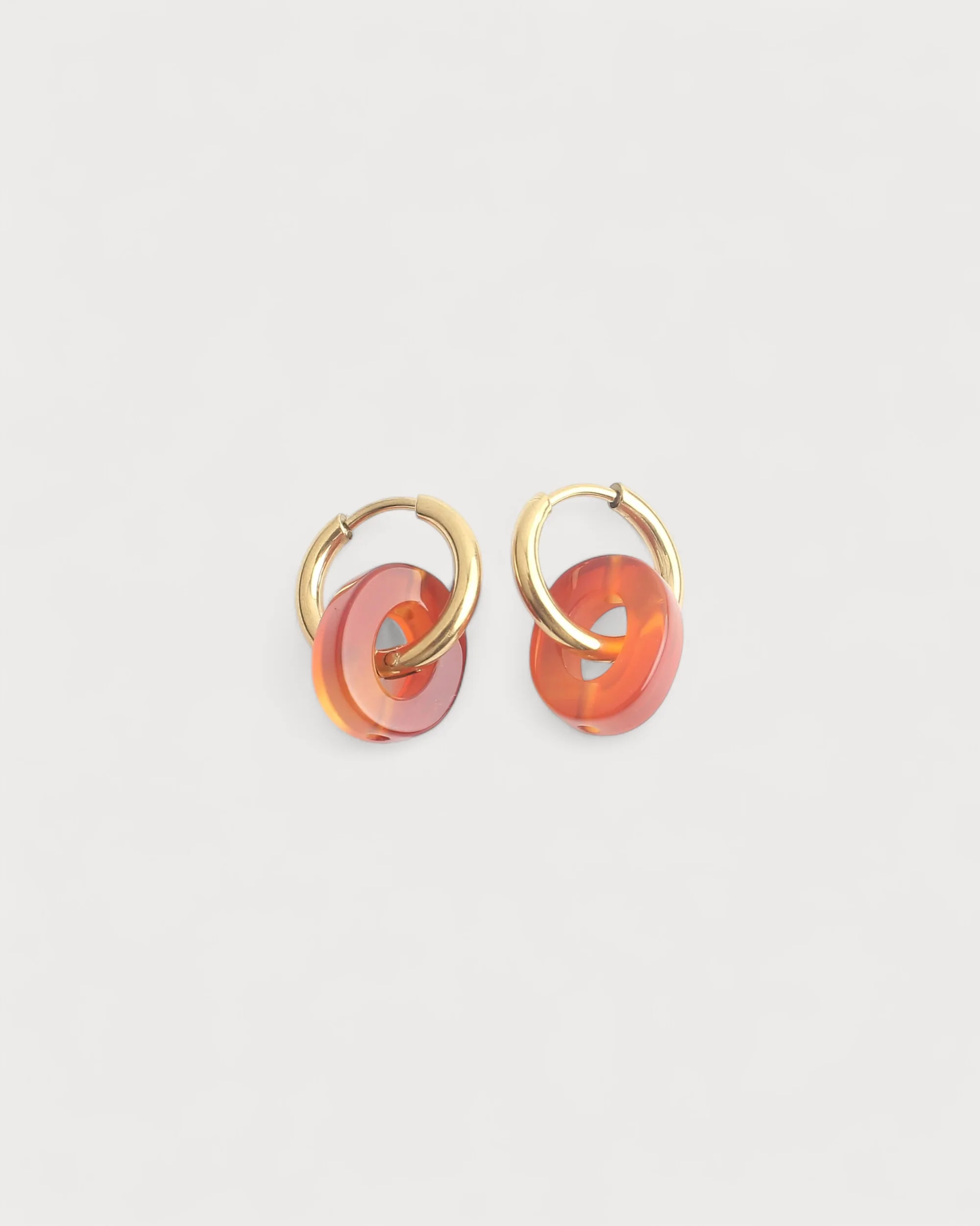 Yela - Earrings - Natural Stone - Stainless Steel - Image 4